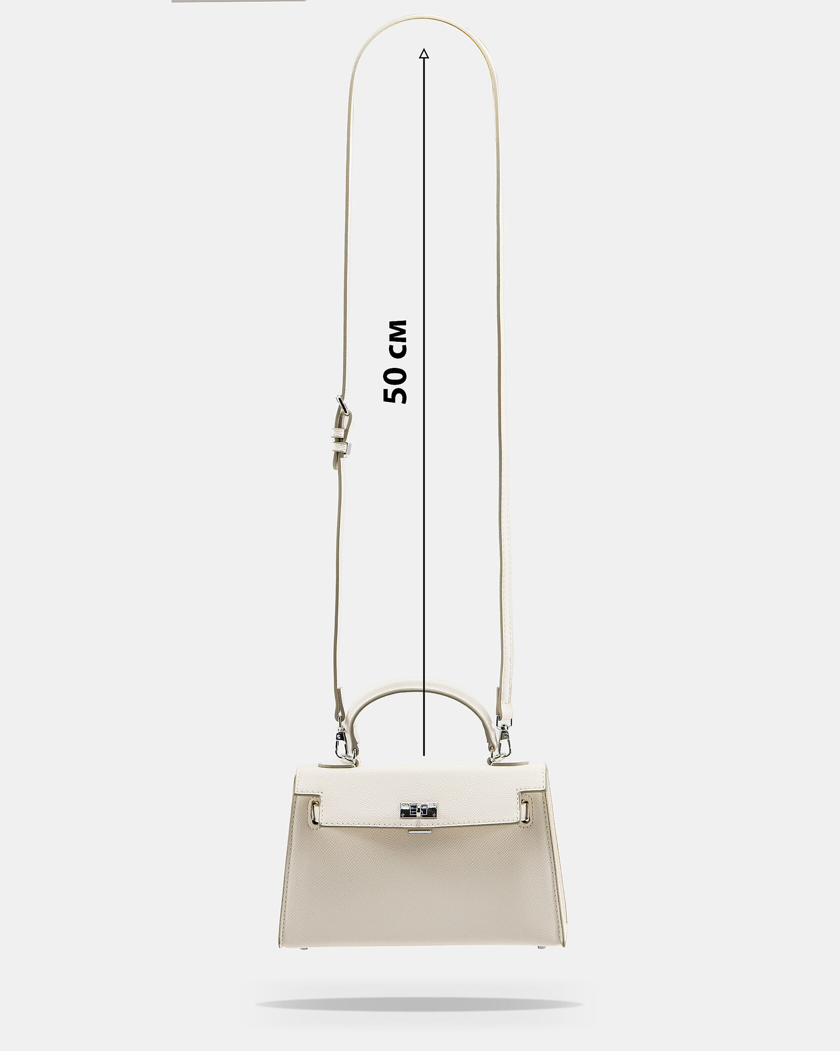 Hermes Kelly 20 White/Silver - 4