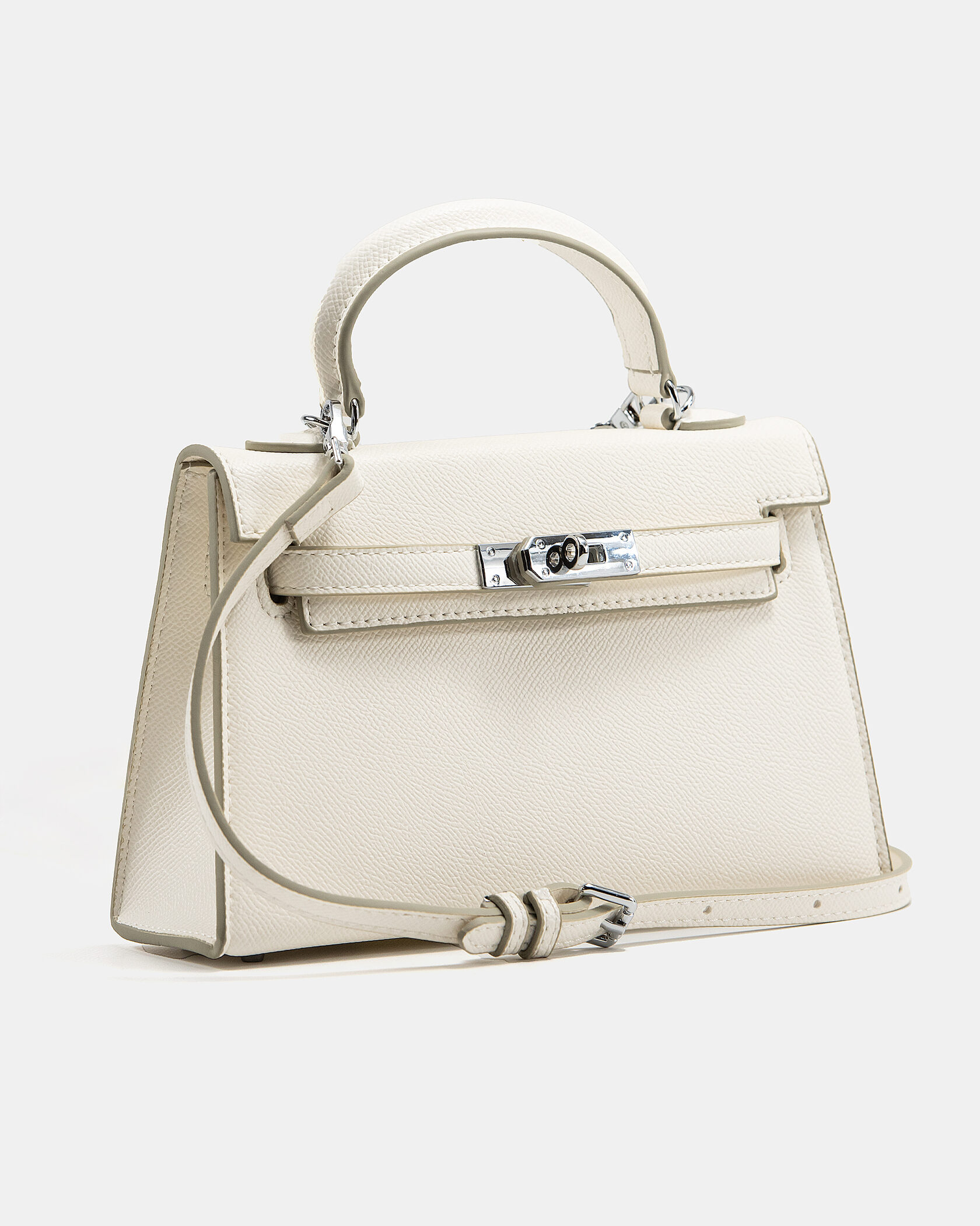 Hermes Kelly 20 White/Silver - 5