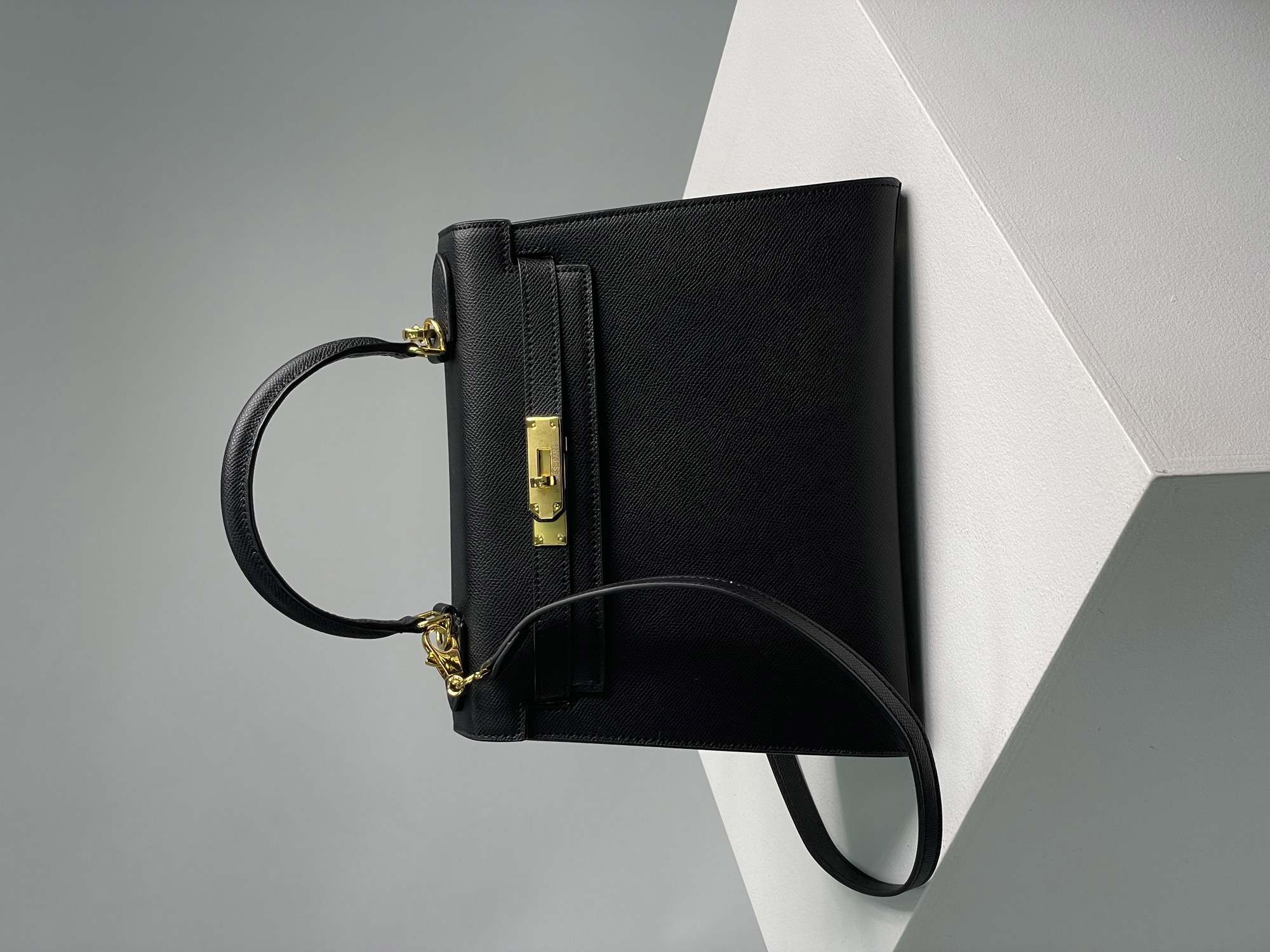 Hermes Kelly 25 Black/Gold - 8
