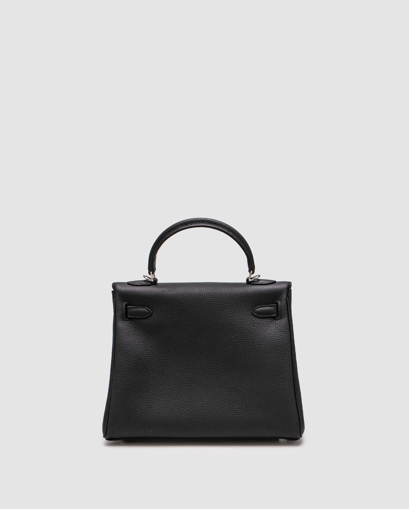 Hermes Kelly 25 Black/Silver - 2