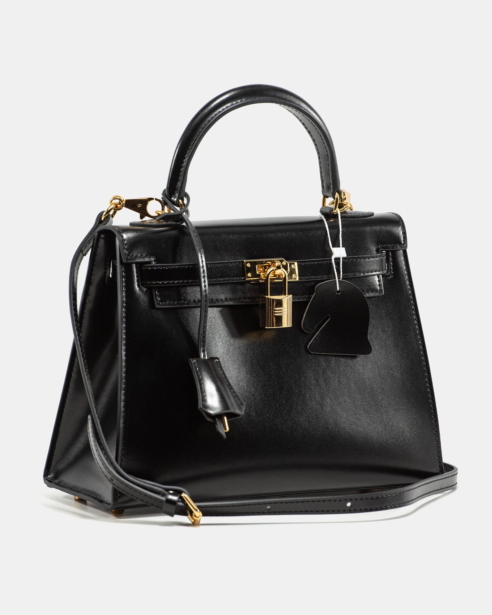 Hermes Kelly 25 Black/Silver - 5