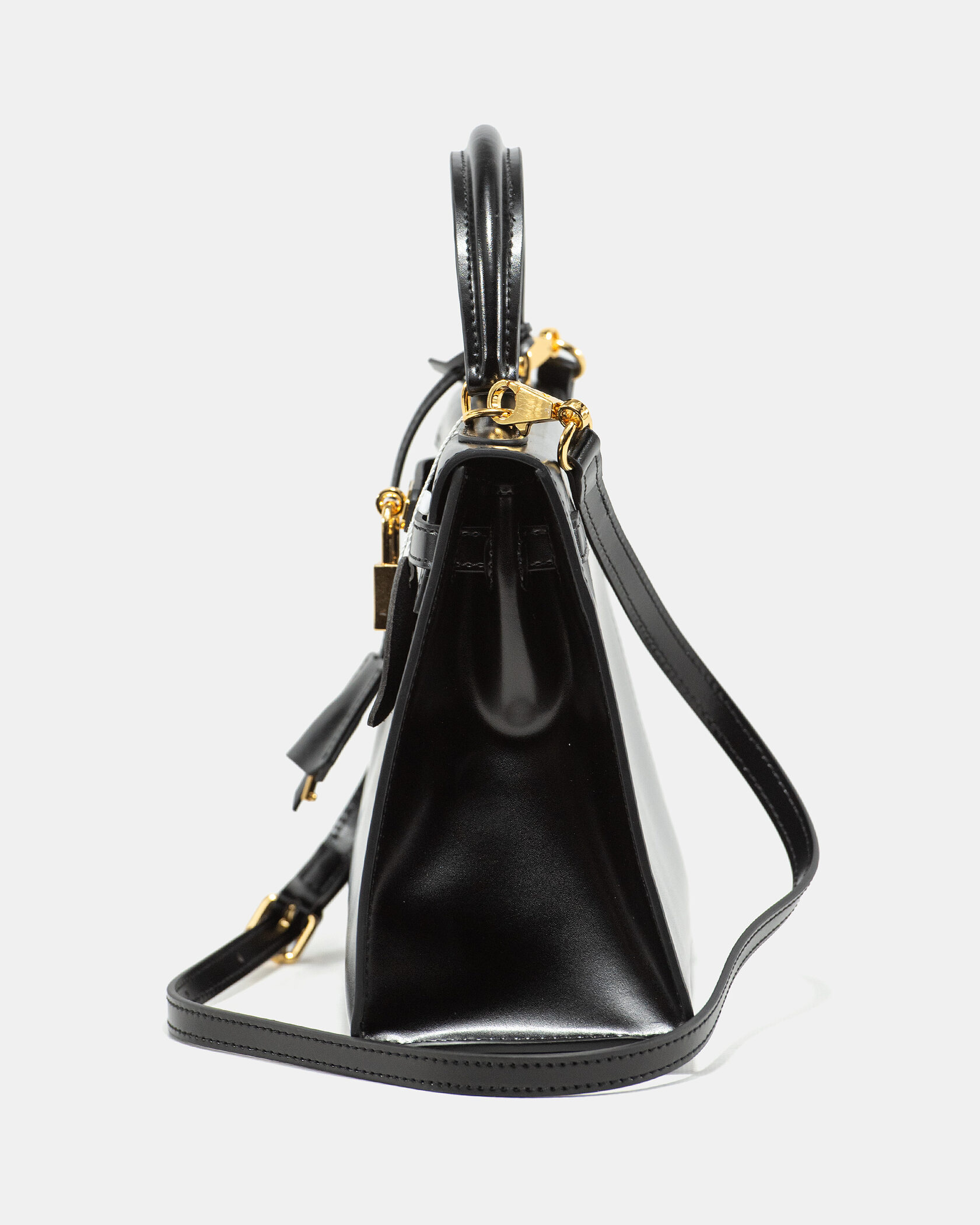 Hermes Kelly 25 Black/Silver - 7