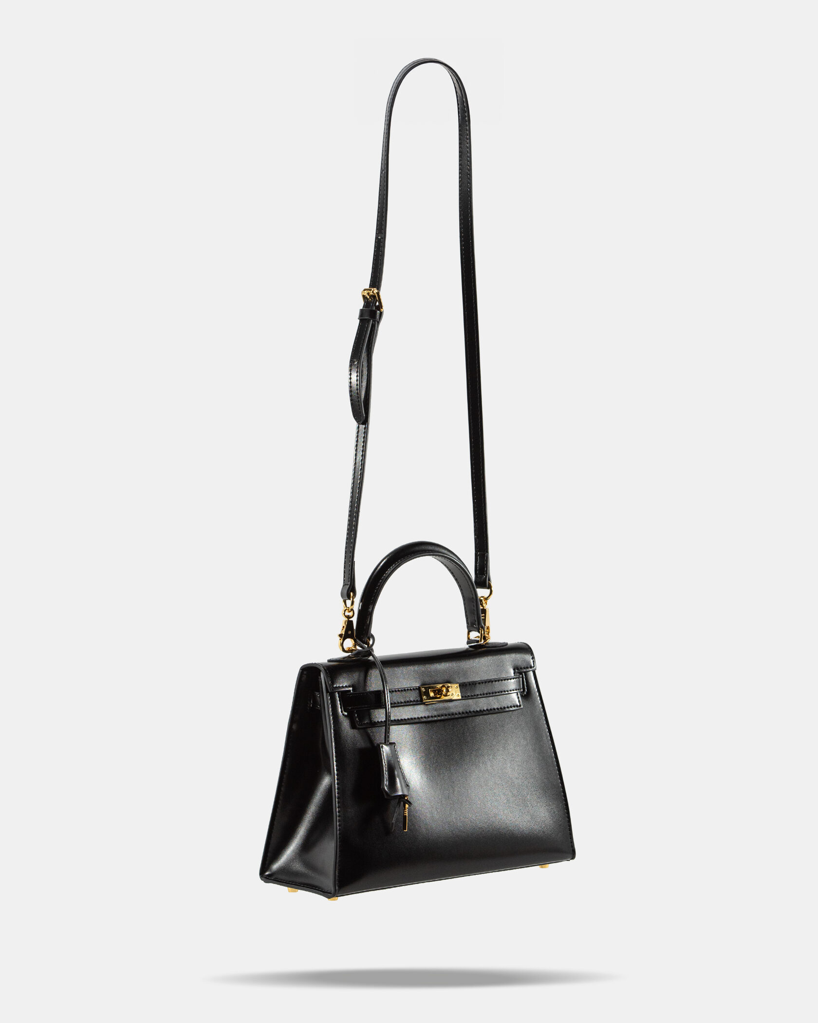 Hermes Kelly 25 Black/Silver - 9