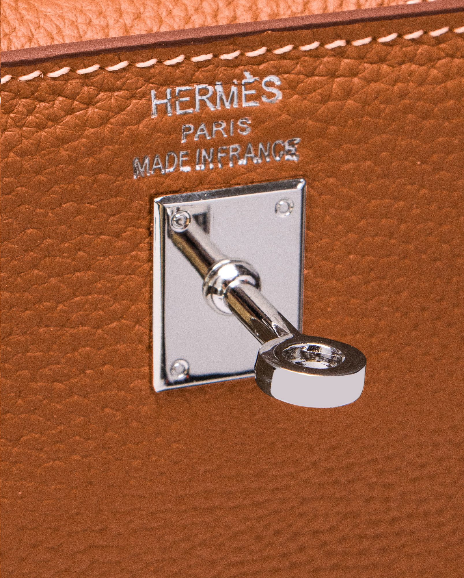 Hermes Kelly 25 Brown/Silver - 2
