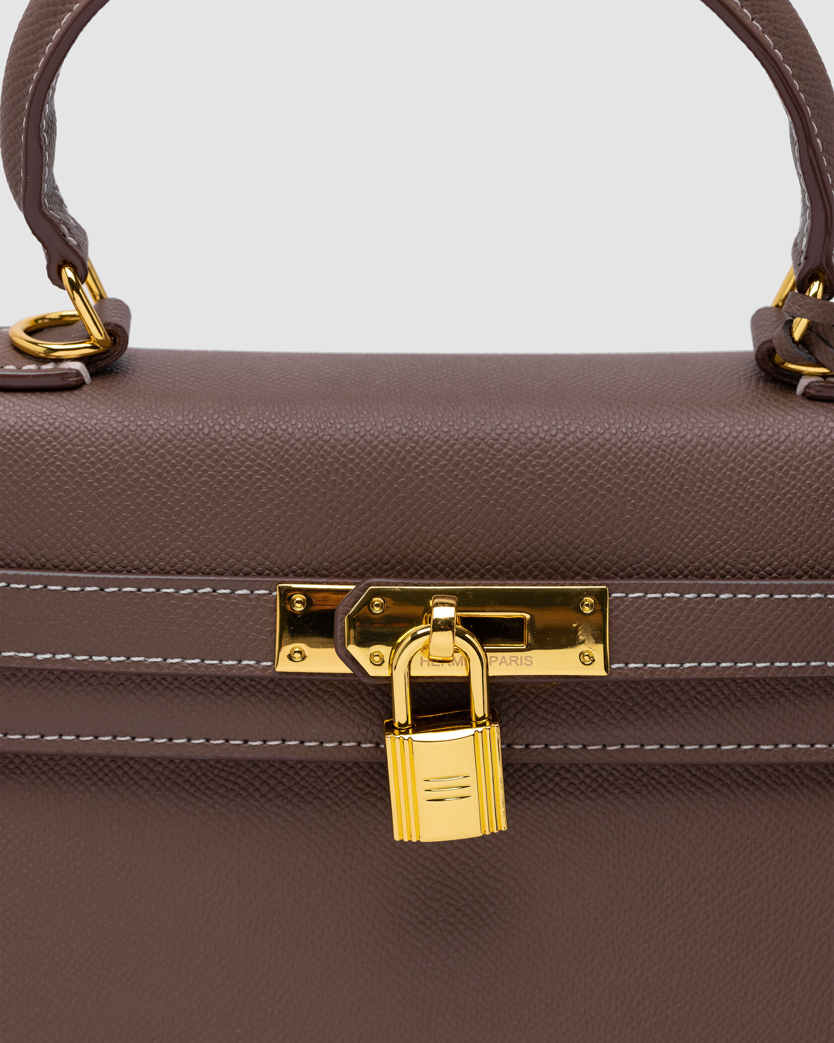 Hermes Kelly 25 Grey/Gold - 11
