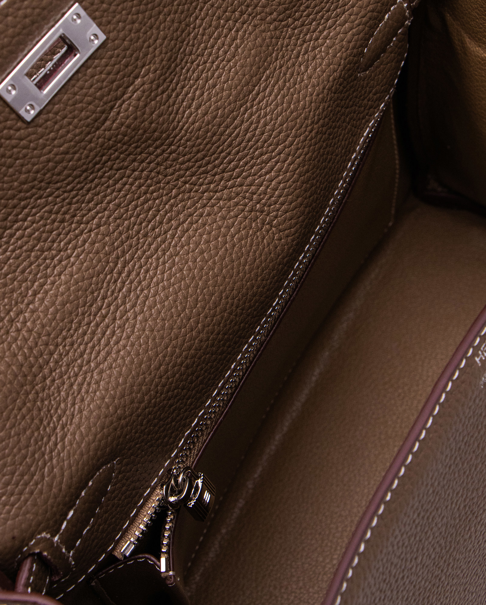 Hermes Kelly 25 Grey/Silver - 7