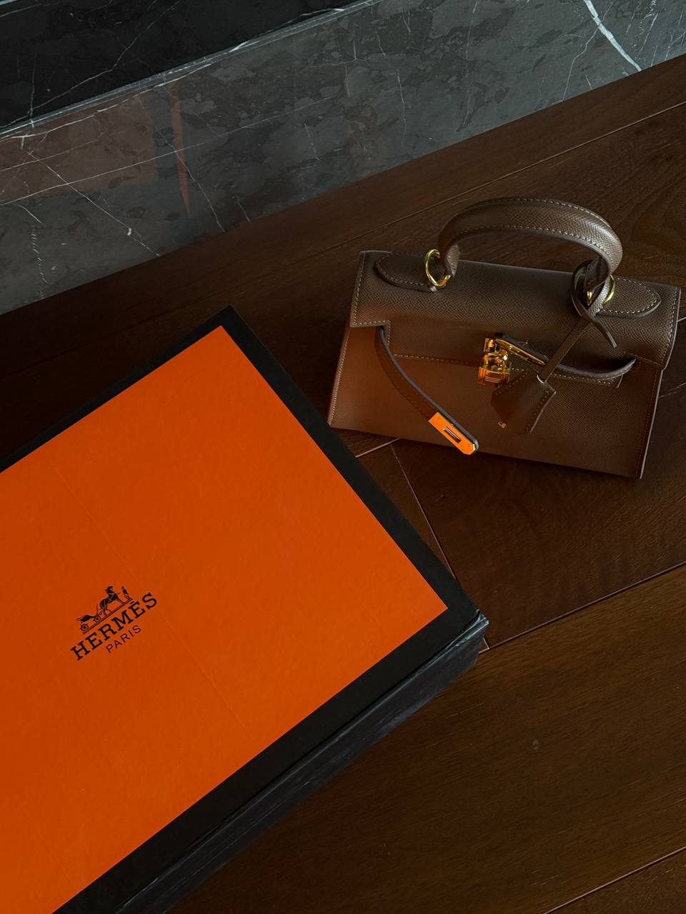 Hermes Kelly Iconic 22 Brown - 3