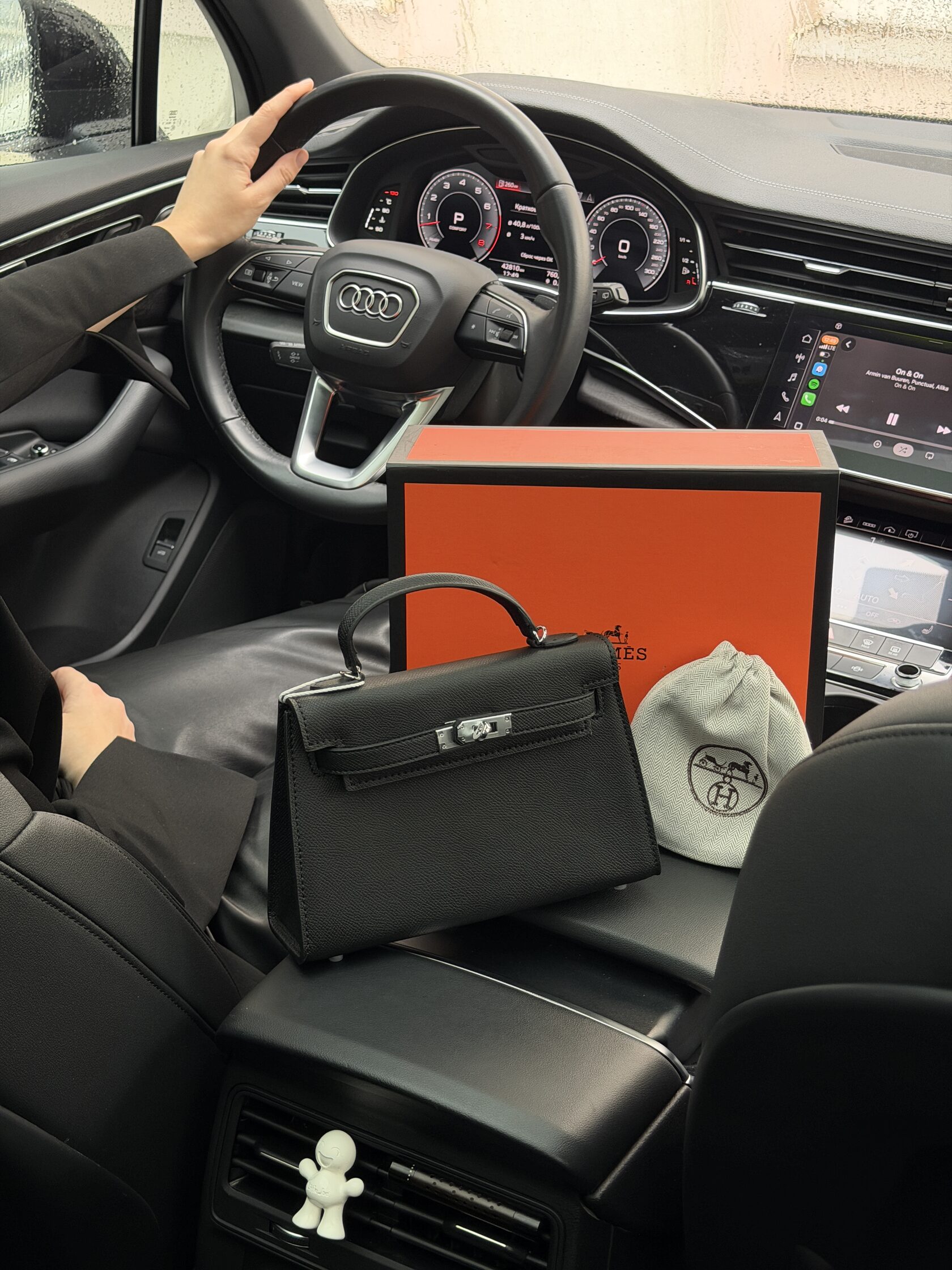 Hermes Kelly II Sellier 20 Black/Silver - 15