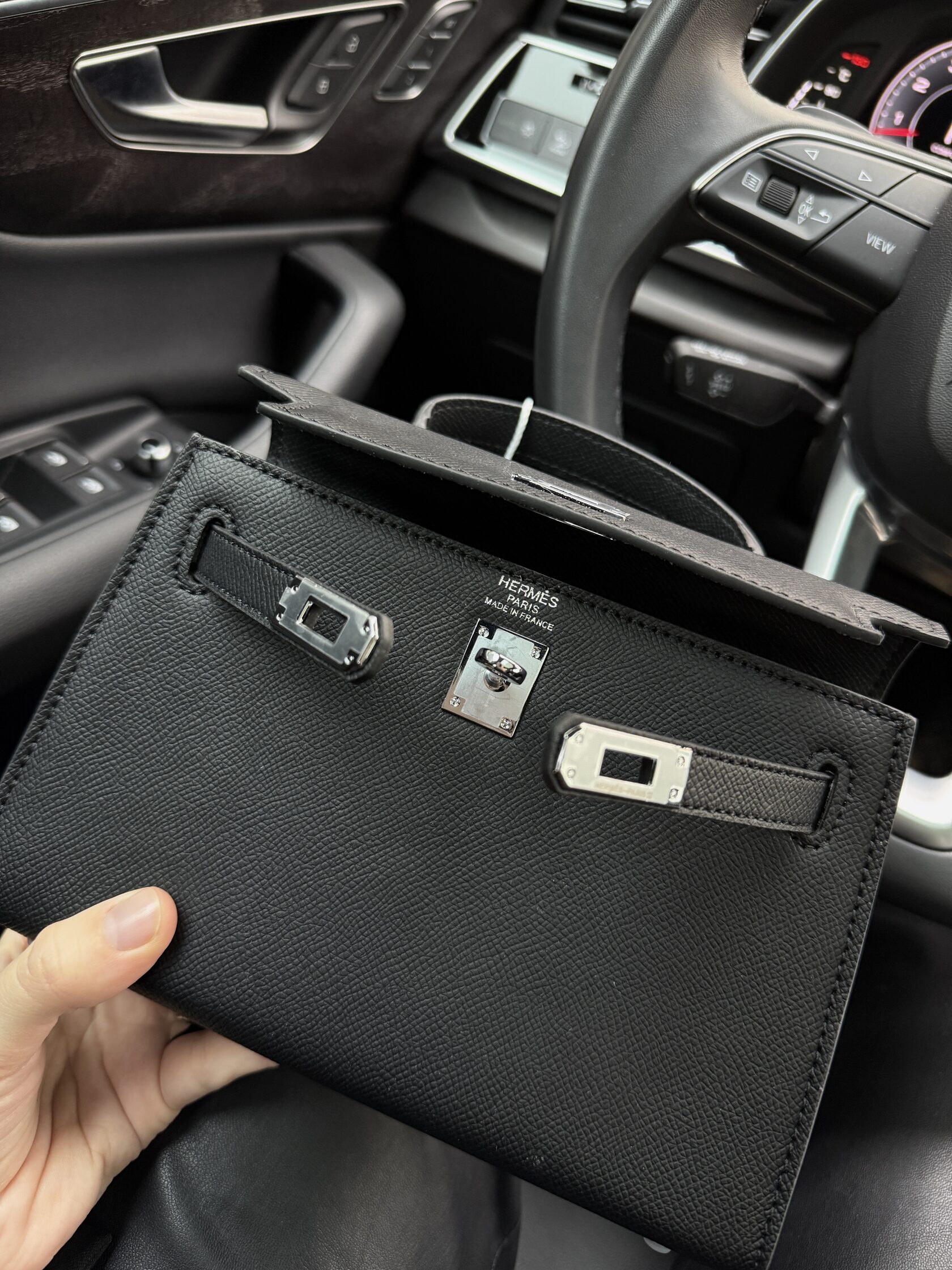 Hermes Kelly II Sellier 20 Black/Silver - 18