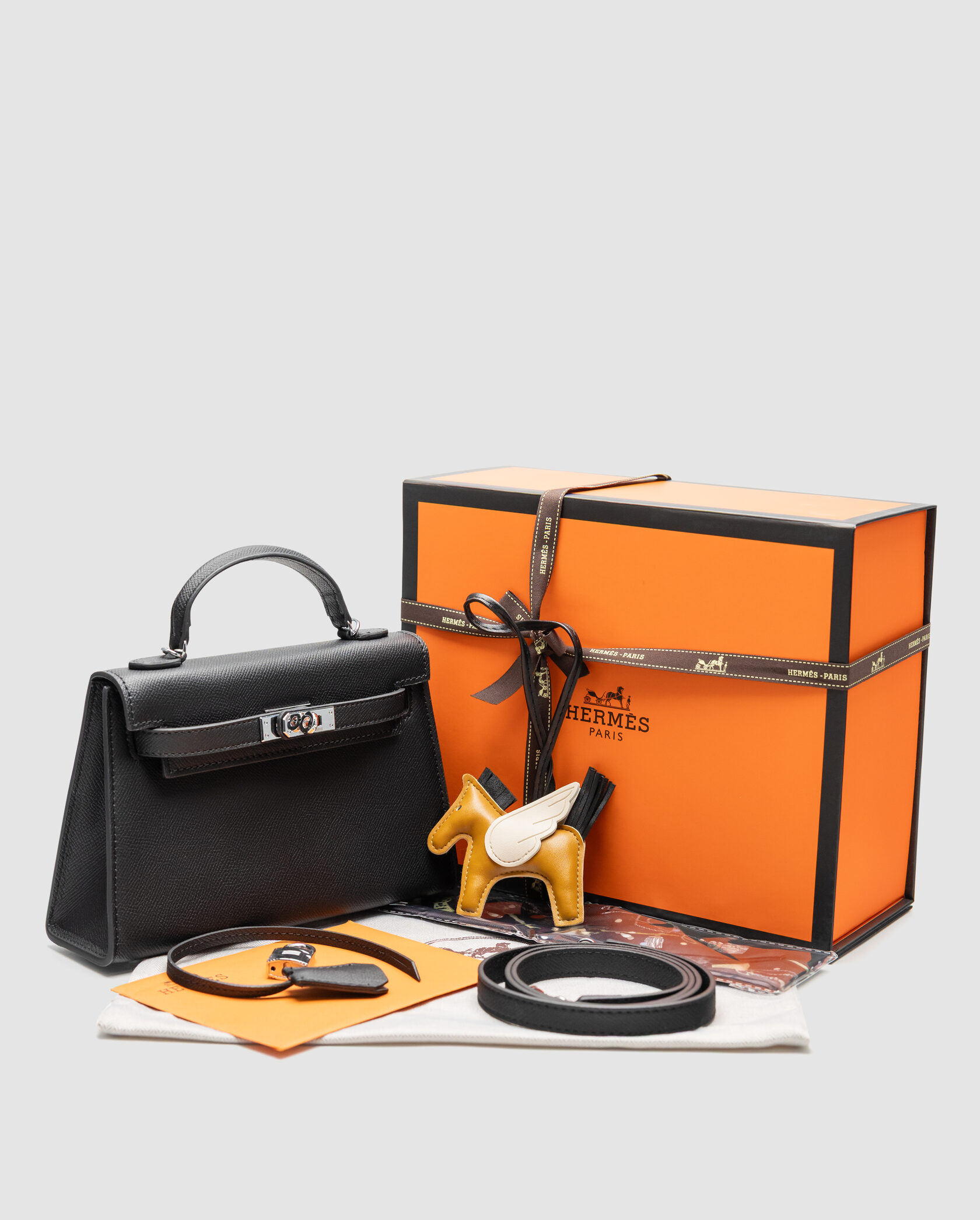 Hermes Kelly II Sellier 20 Black/Silver - 2