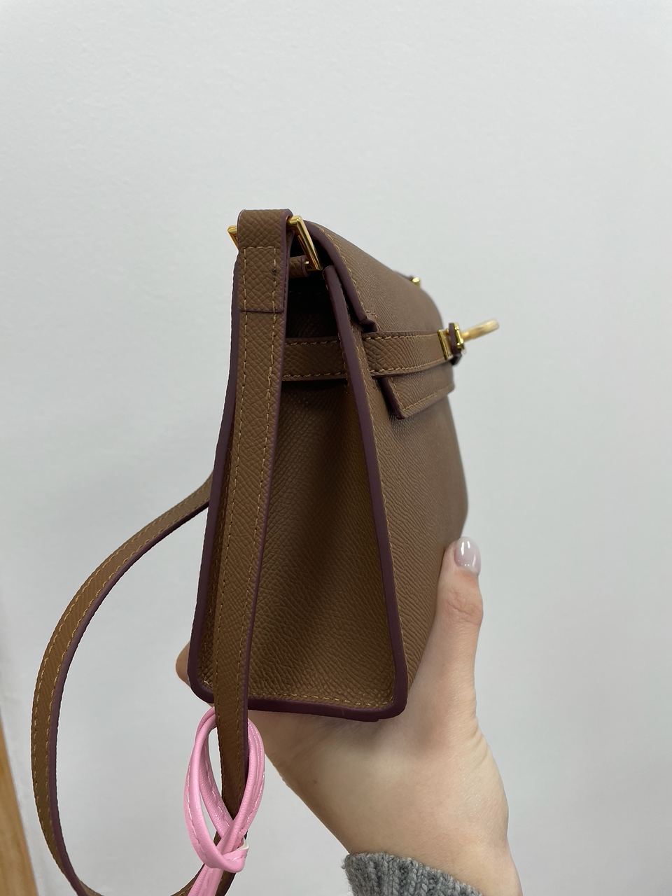 Hermes Kelly Pochette Brown/Gold - 11