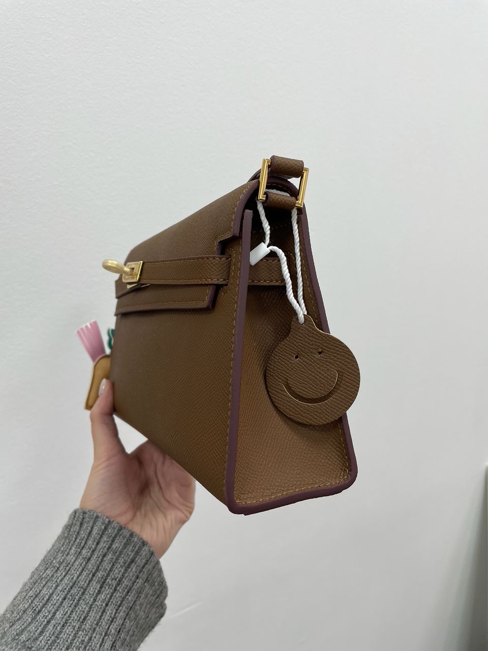 Hermes Kelly Pochette Brown/Gold - 12