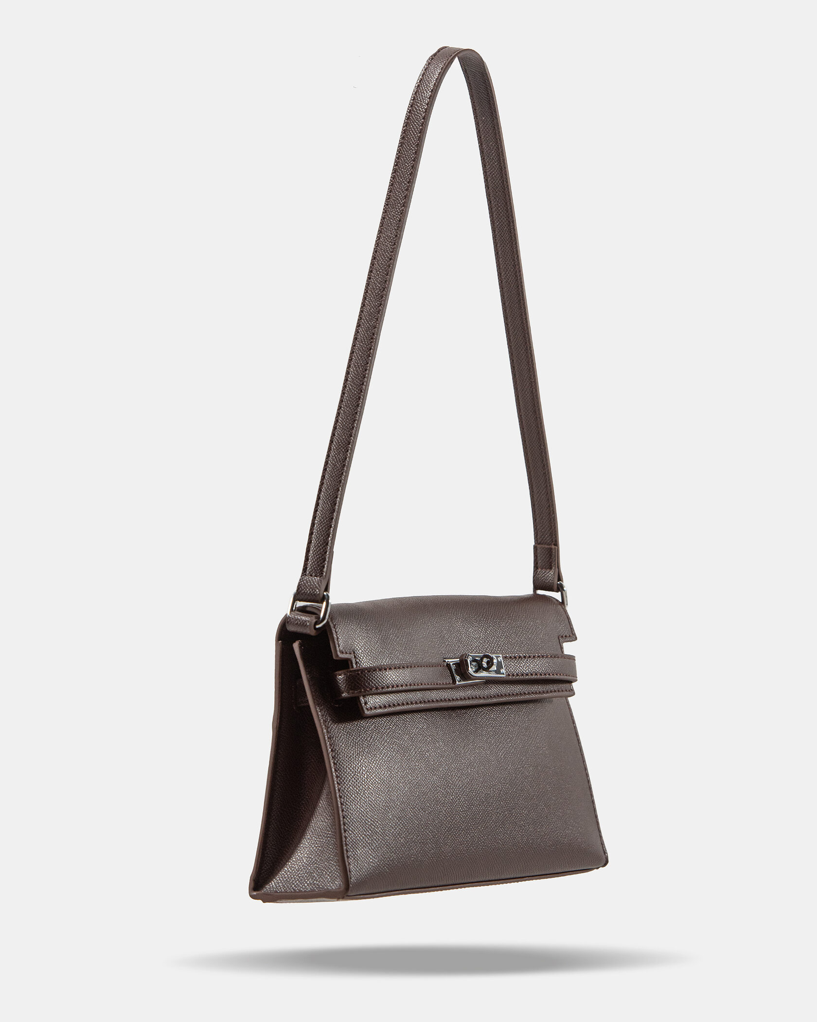 Hermes Kelly Pochette Brown/Silver - 6