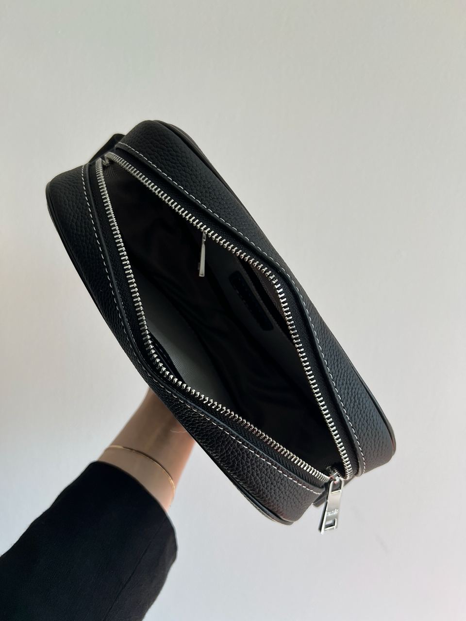 Hermes Leather Man Bag - 12