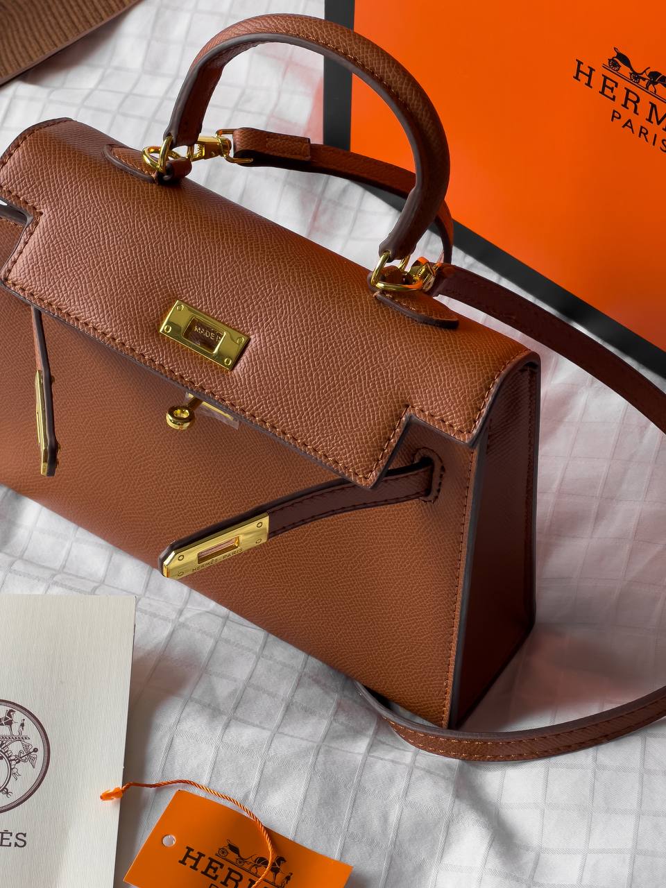 Hermes Mini Kelly 20 Gold GHW - 18