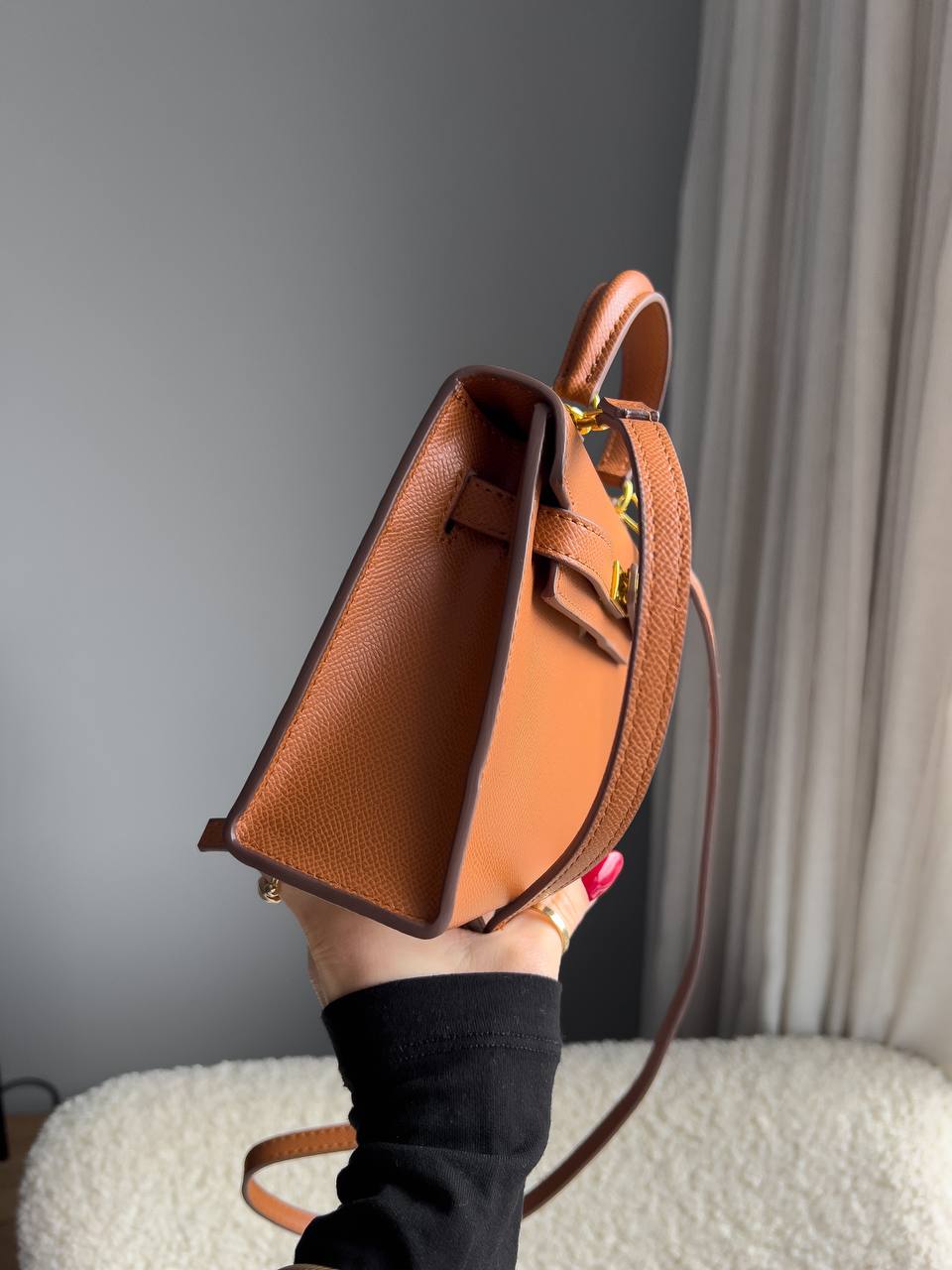 Hermes Mini Kelly 20 Gold GHW - 23