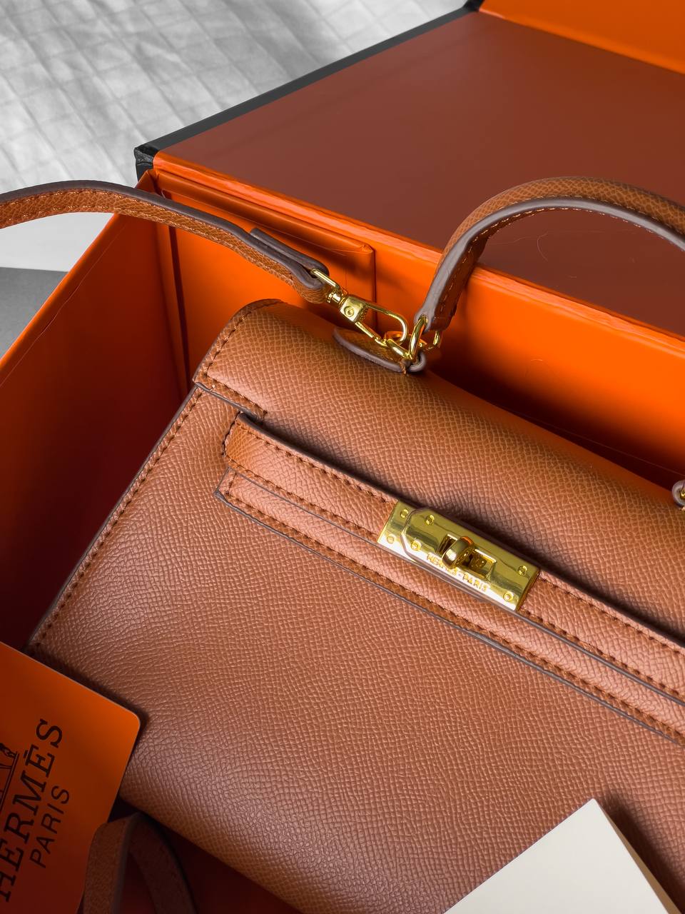 Hermes Mini Kelly 20 Gold GHW - 9
