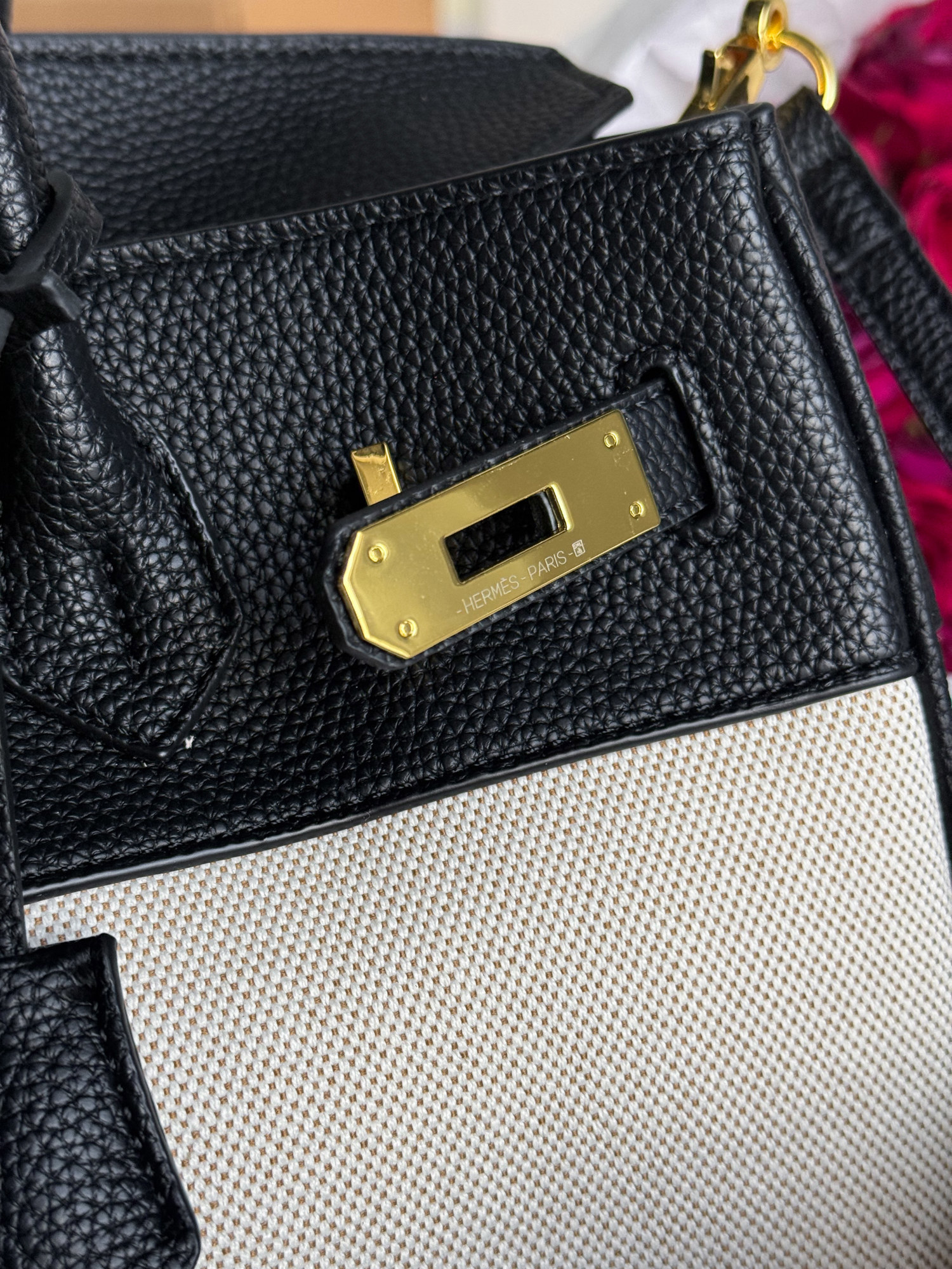 Hermès Birkin 30 Black/Canvas - 4