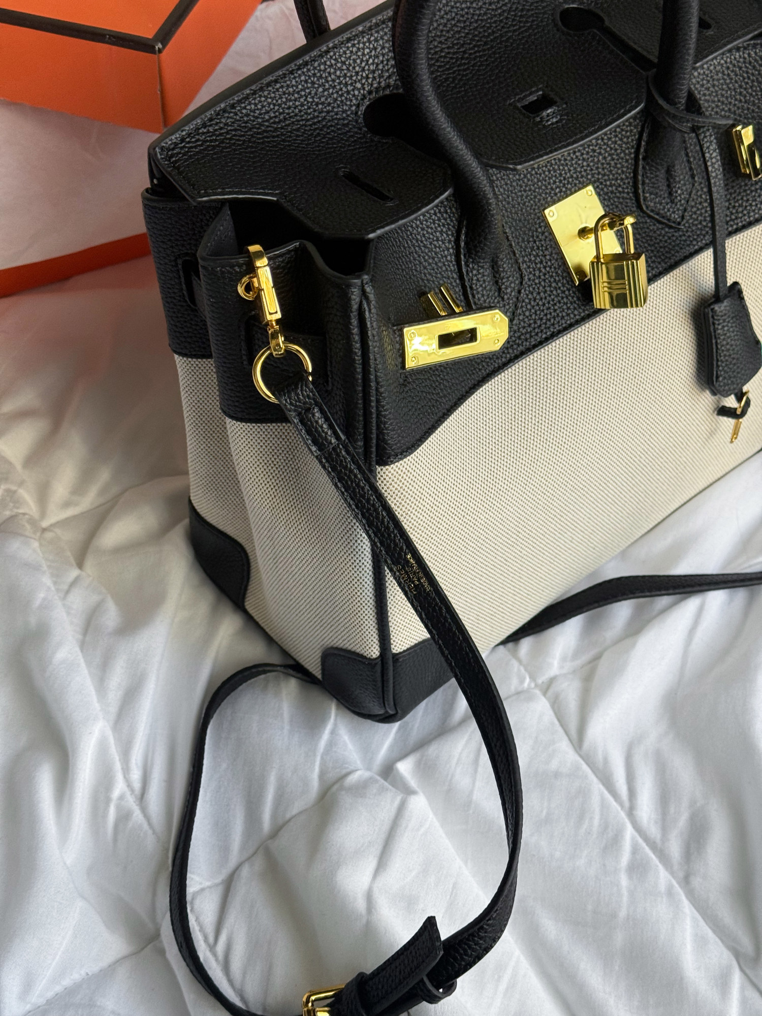 Hermès Birkin 30 Black/Canvas - 9