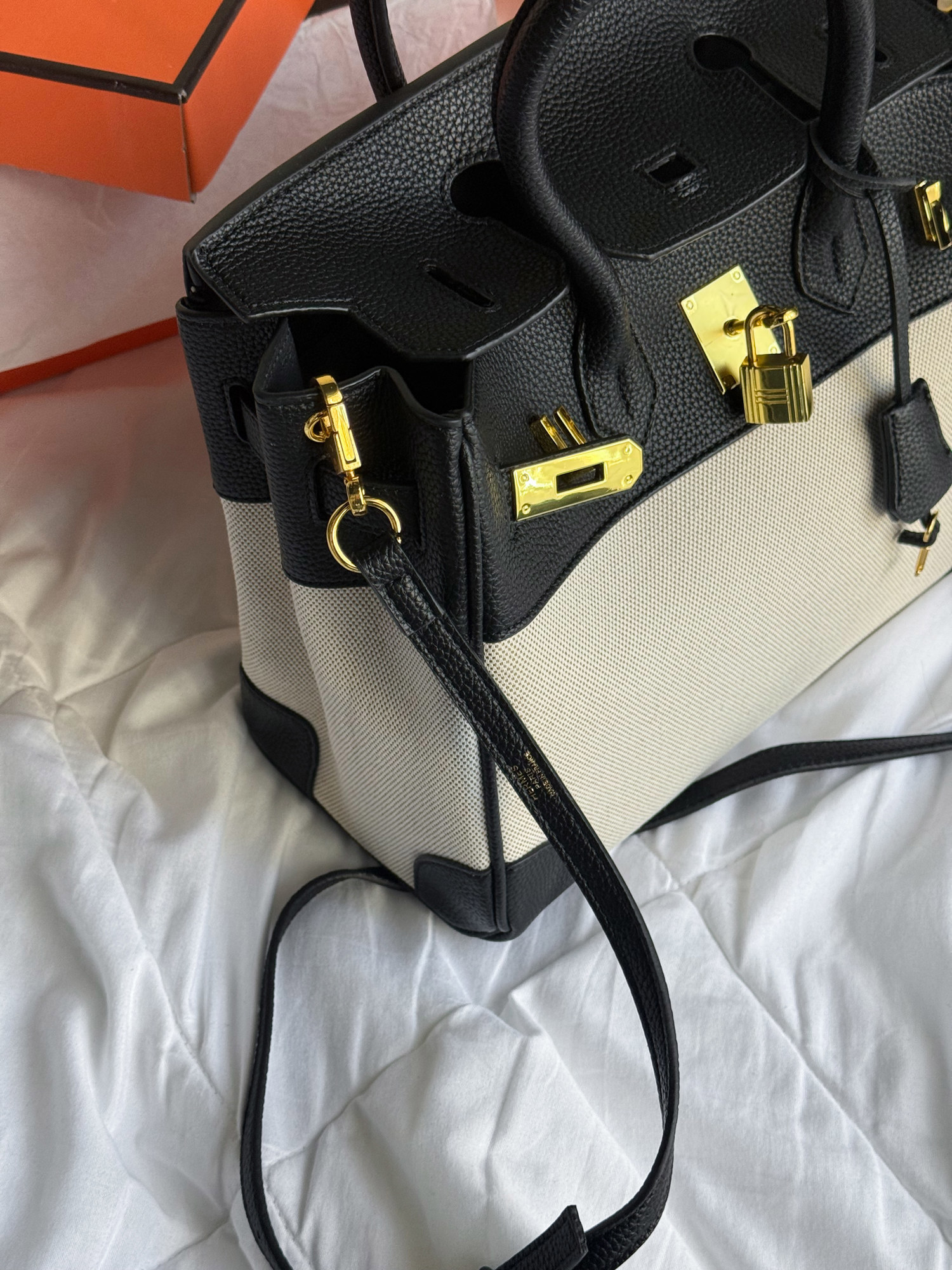 Hermès Birkin 30 Black/Canvas - 10