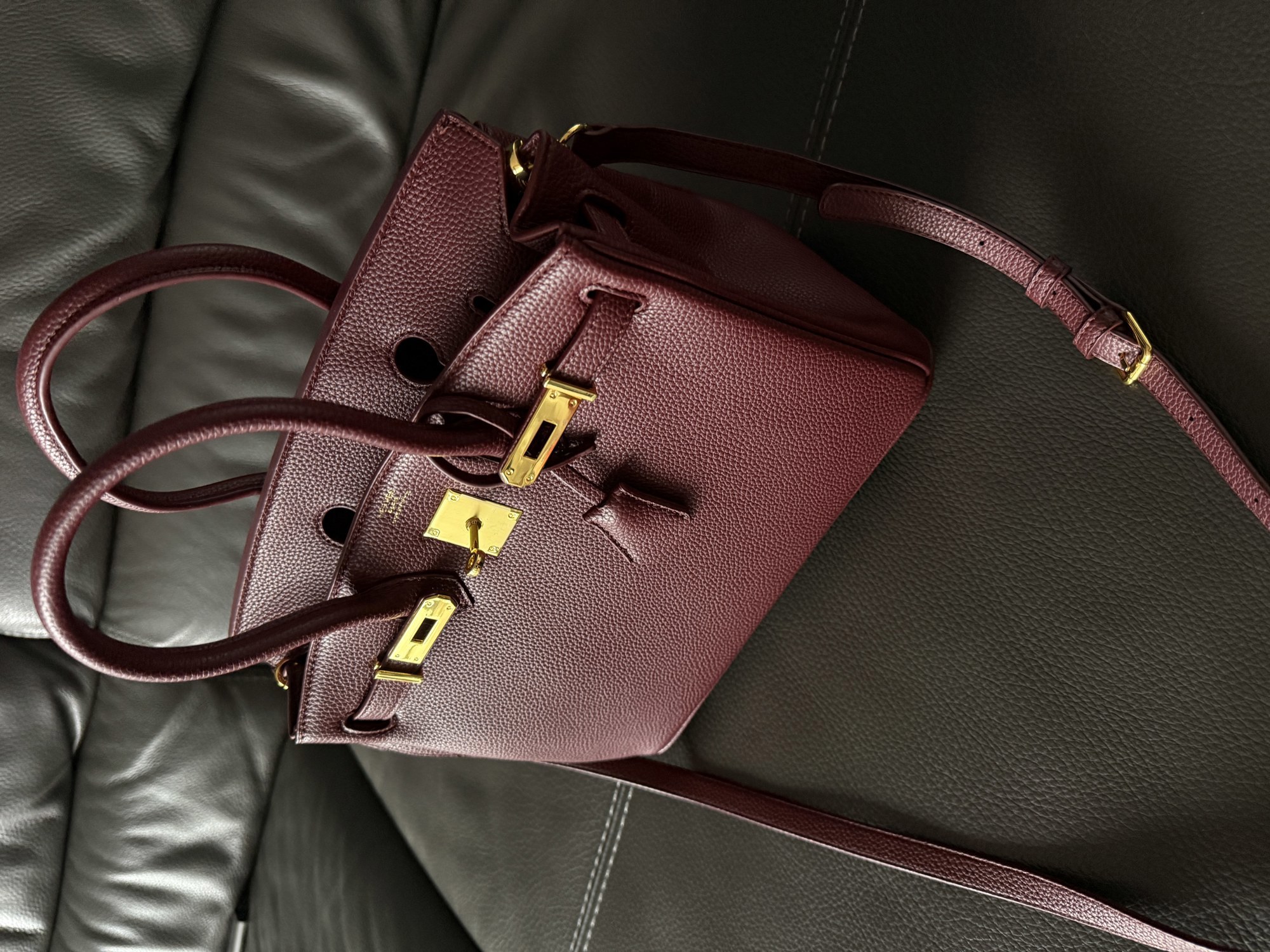 Hermès Birkin 30 Red/Gold (Магнітна коробка) - 3