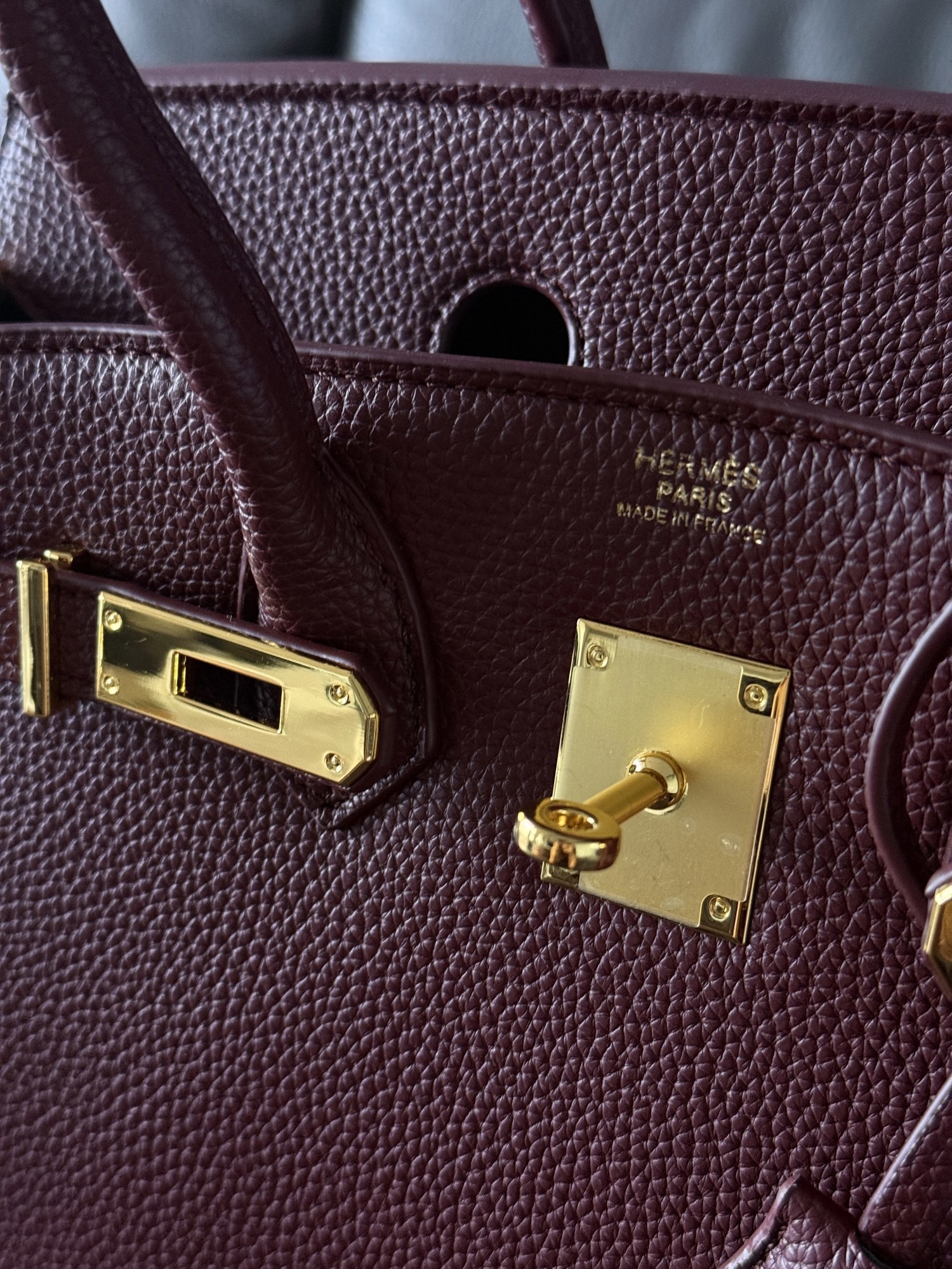 Hermès Birkin 30 Red/Gold (Магнітна коробка) - 5