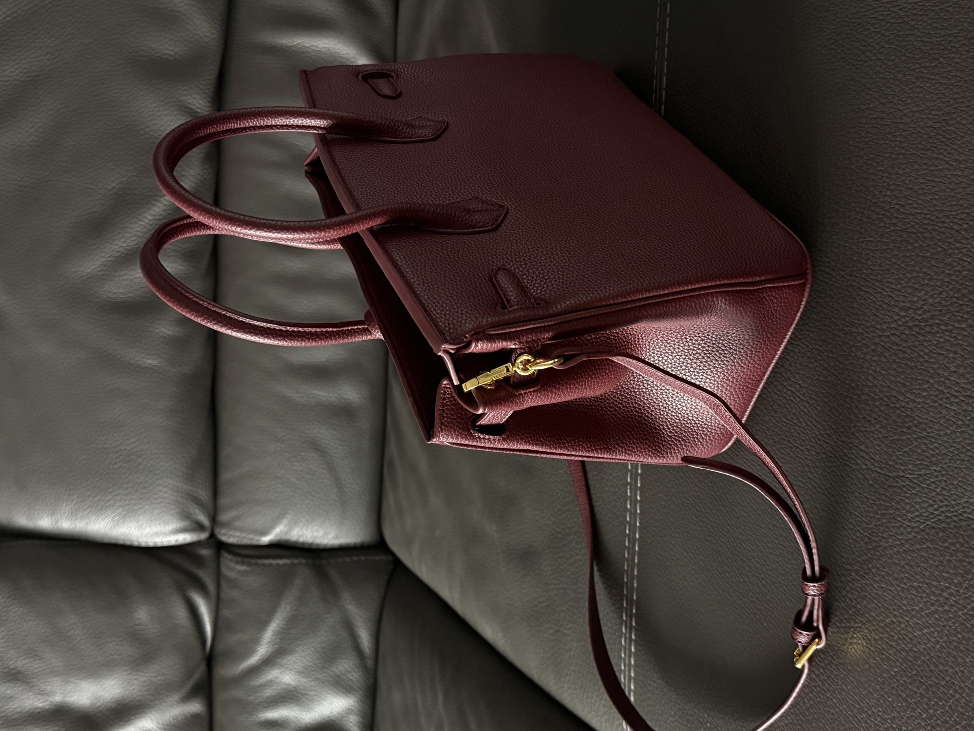 Hermès Birkin 30 Red/Gold (Магнітна коробка) - 9