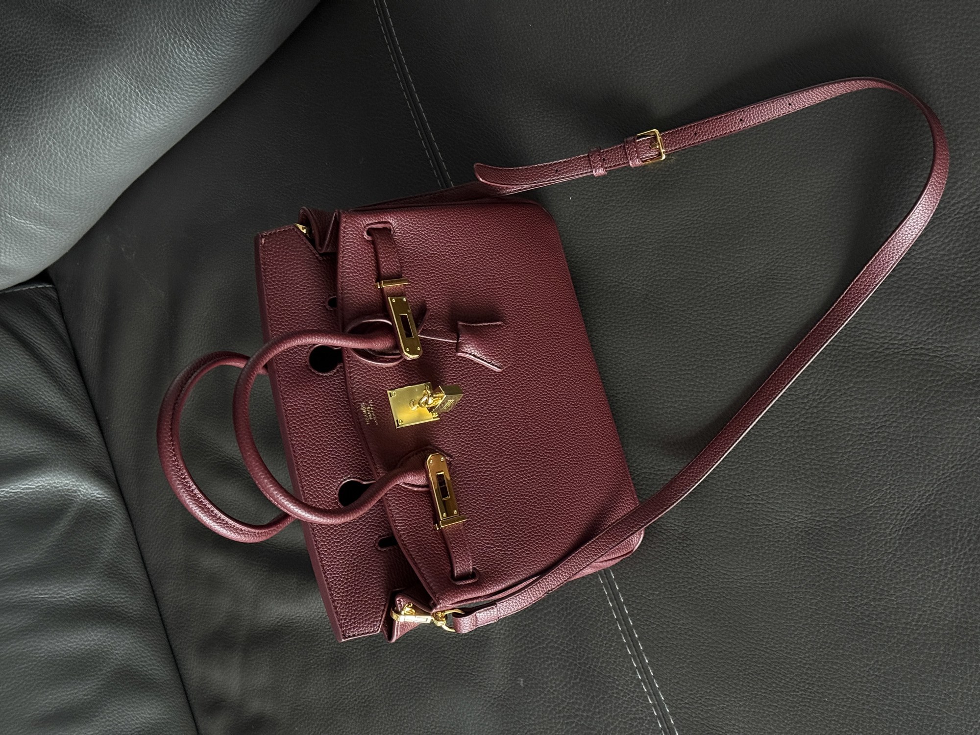 Hermès Birkin 30 Red/Gold (Магнітна коробка) - 2