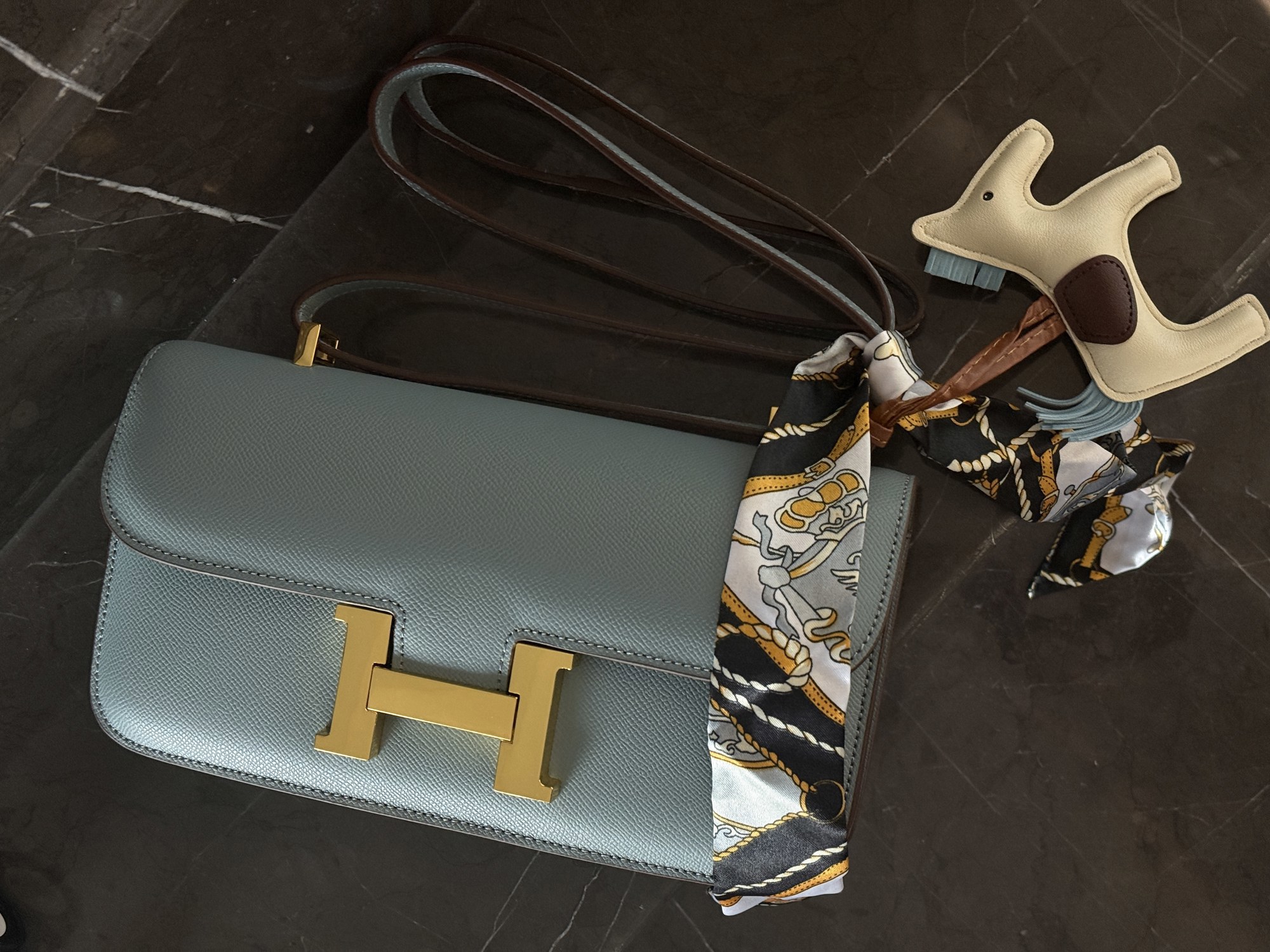 Hermès Constance 26 Blue/Gold - 10