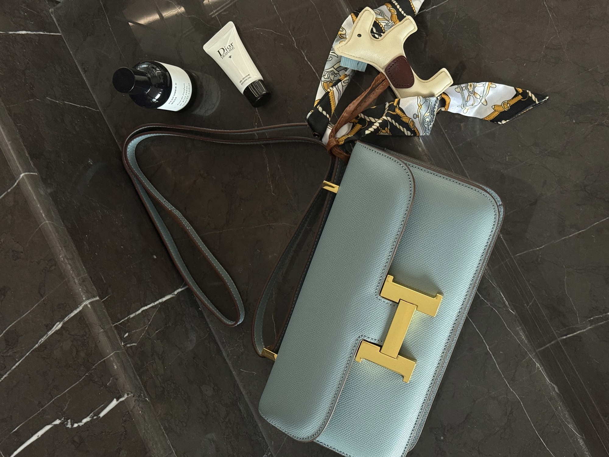 Hermès Constance 26 Blue/Gold - 4