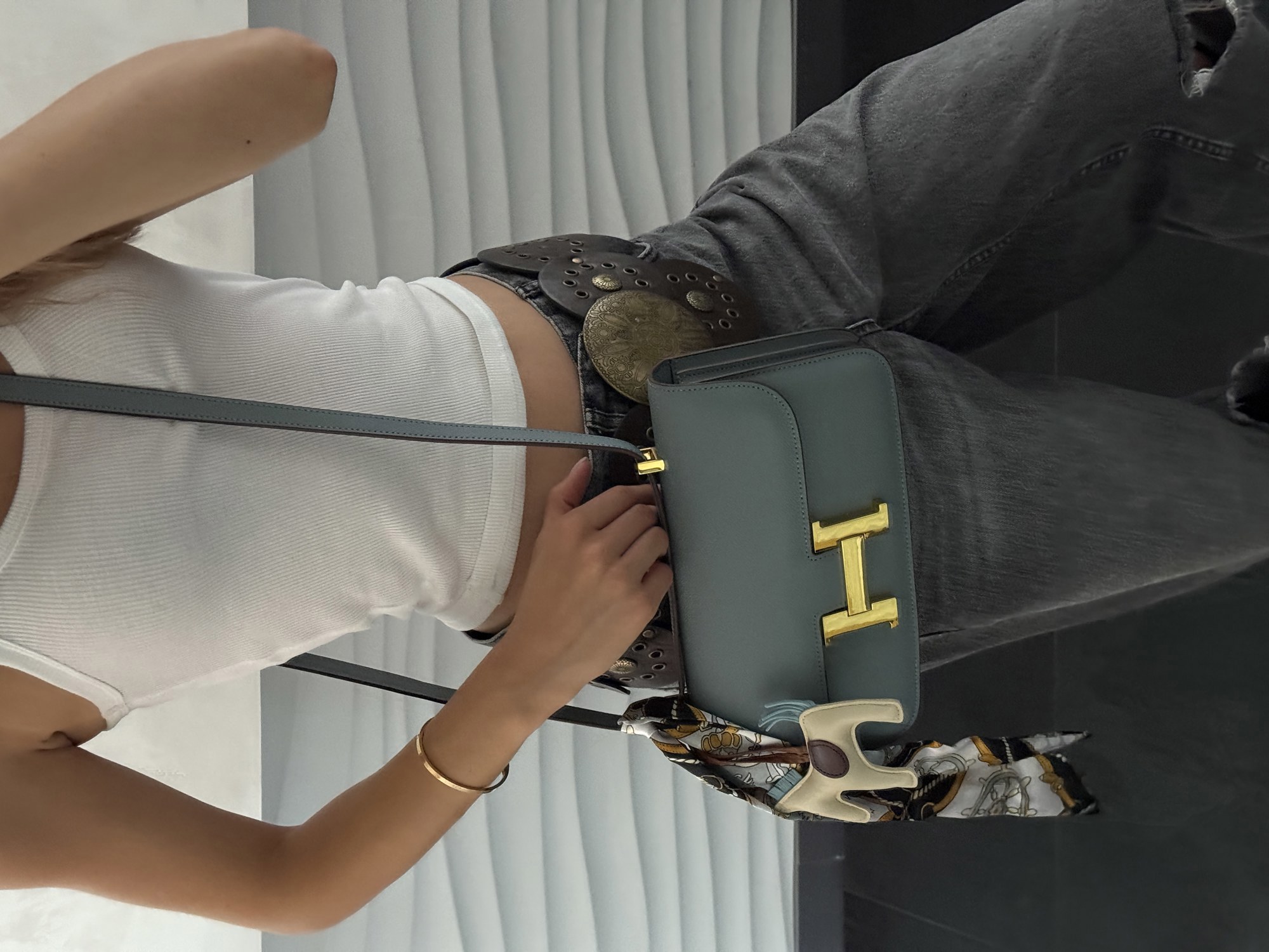 Hermès Constance 26 Blue/Gold - 9