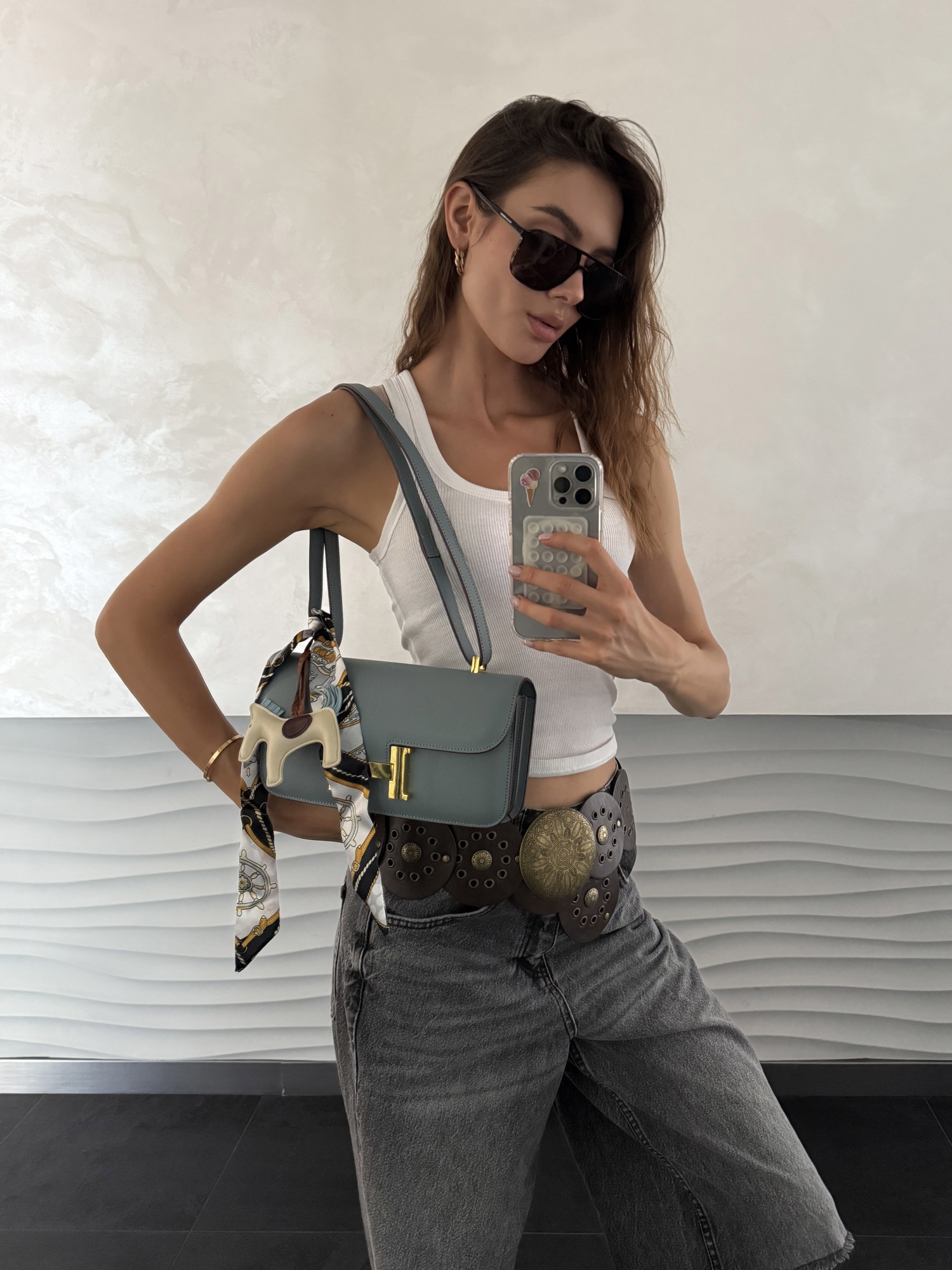 Hermès Constance 26 Blue/Gold - 5