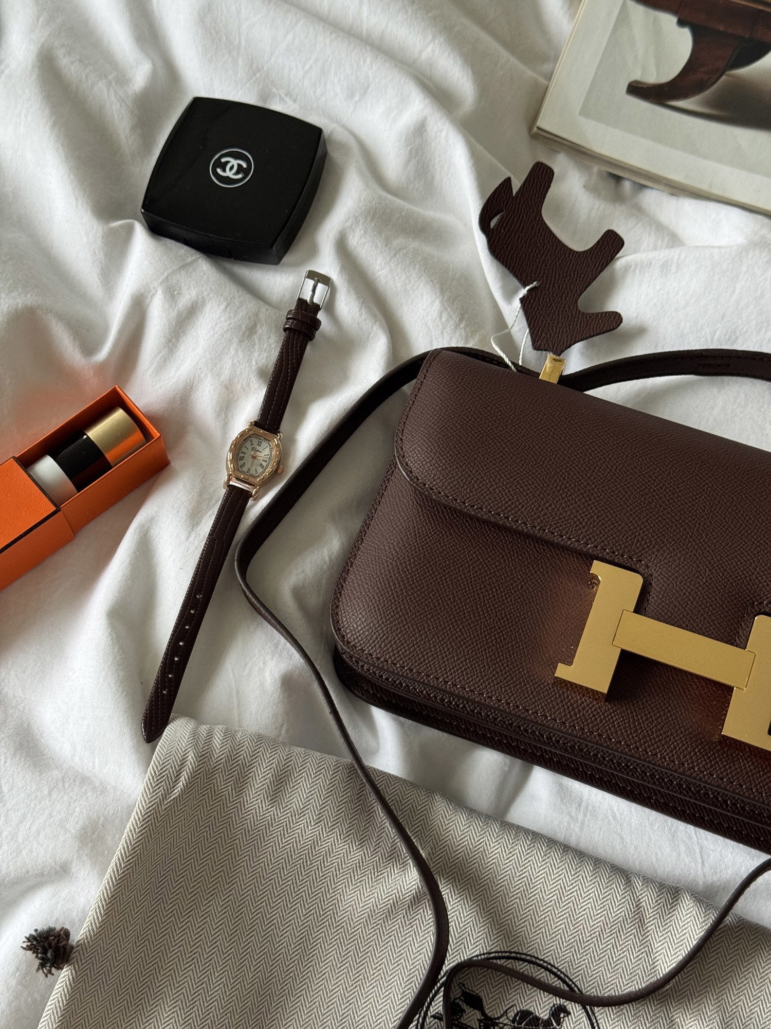 Hermès Constance 26 Chocolate/Gold - 7