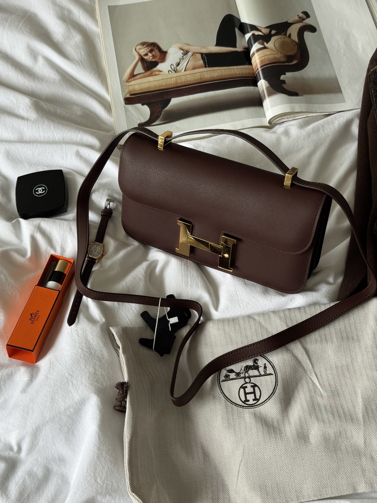 Hermès Constance 26 Chocolate/Gold - 15