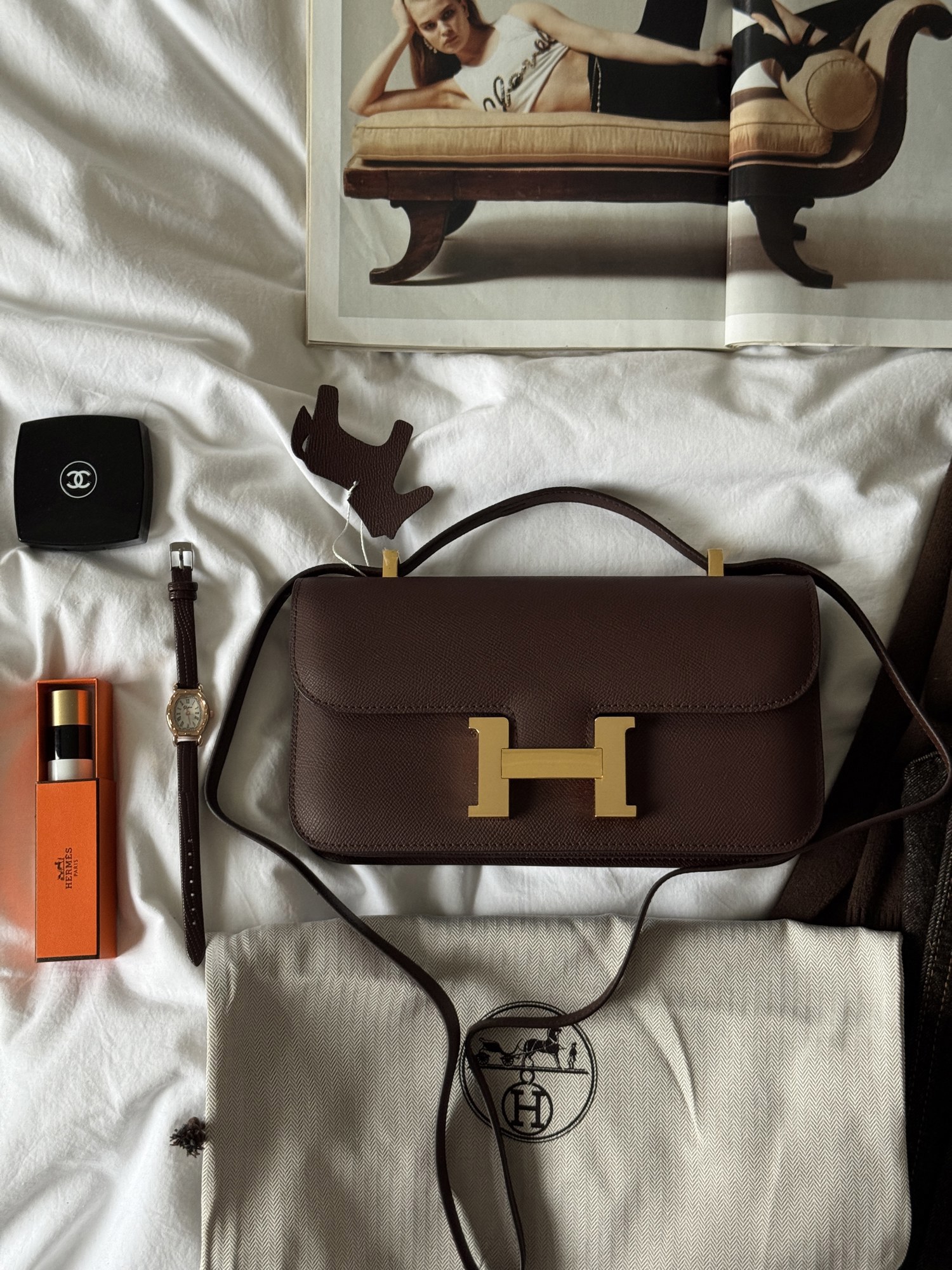 Hermès Constance 26 Chocolate/Gold - 11