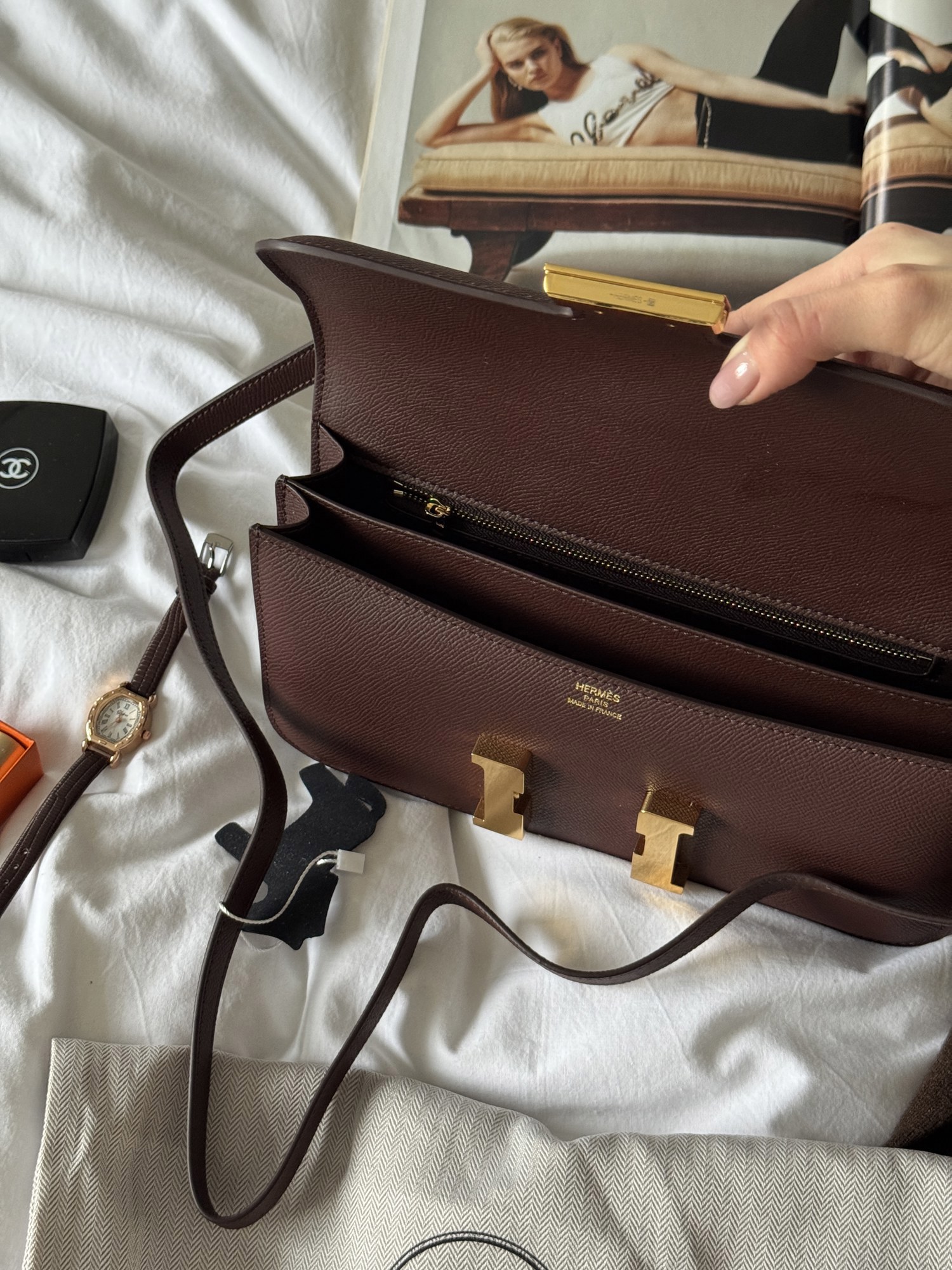 Hermès Constance 26 Chocolate/Gold - 5