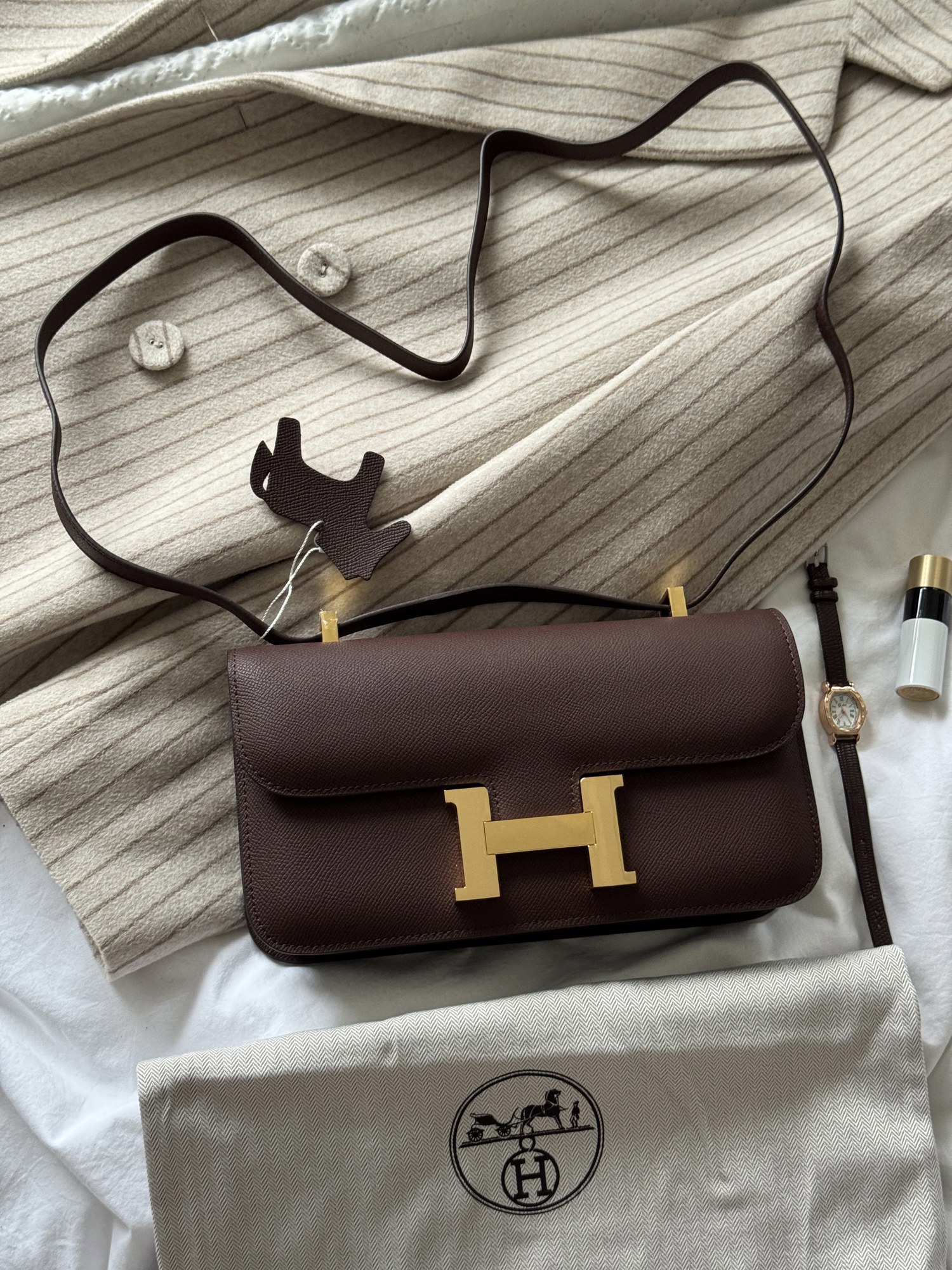 Hermès Constance 26 Chocolate/Gold - 13