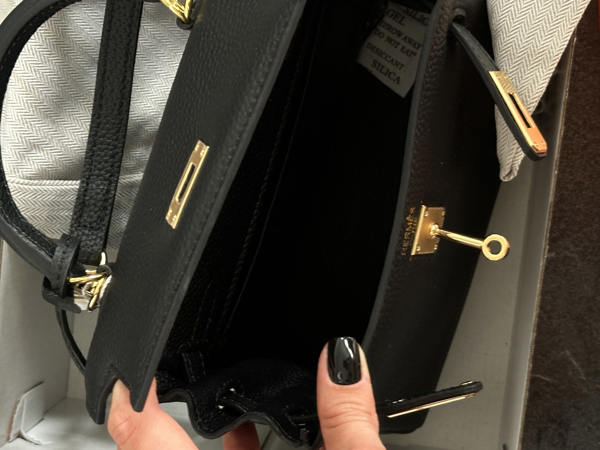 Hermès Kelly 20 Black
