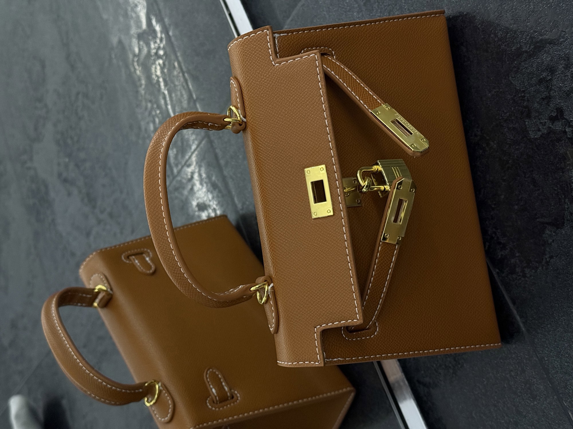 Hermès Kelly 20 Brown/Gold - 8