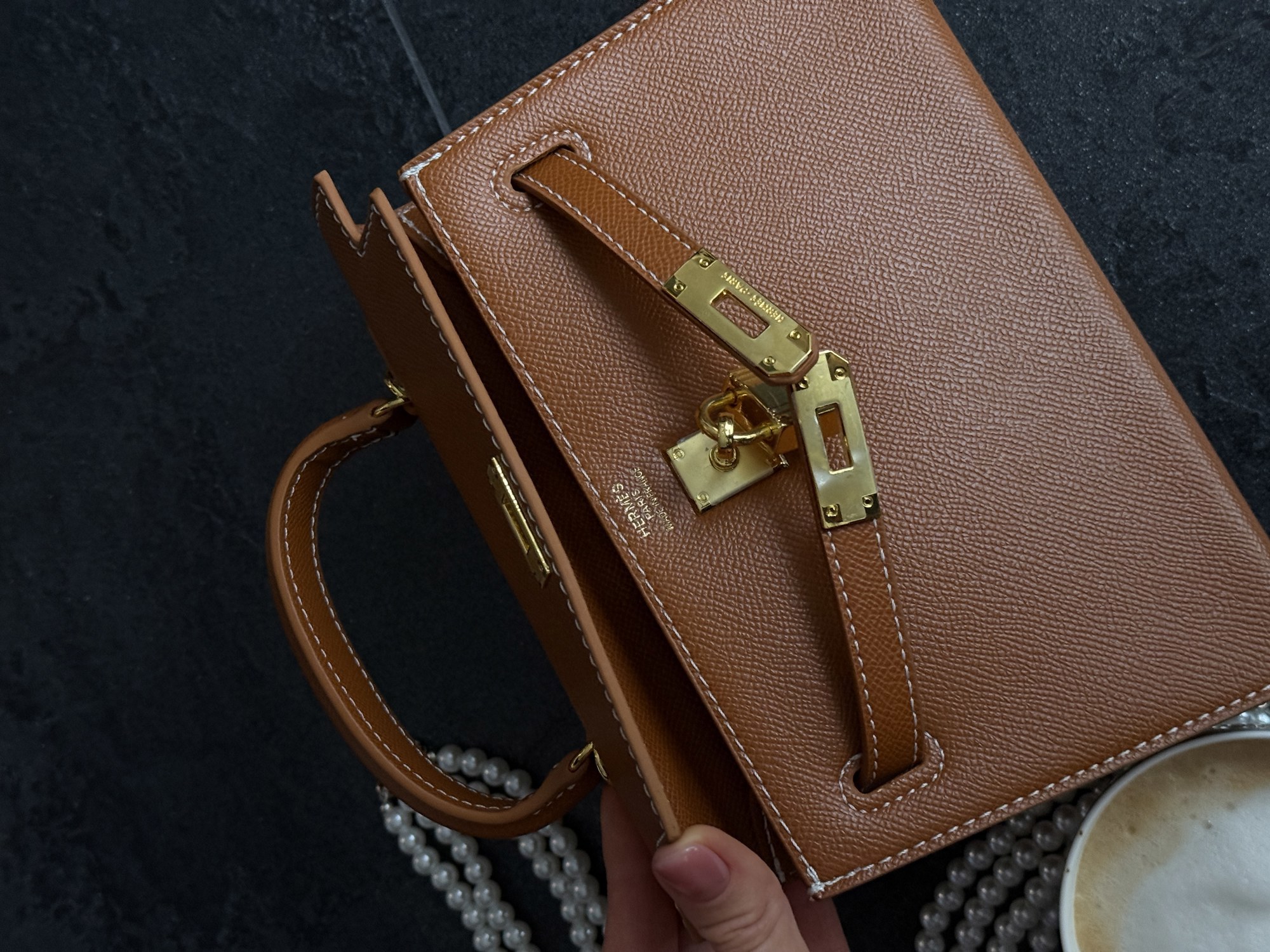 Hermès Kelly 20 Brown/Gold - 6