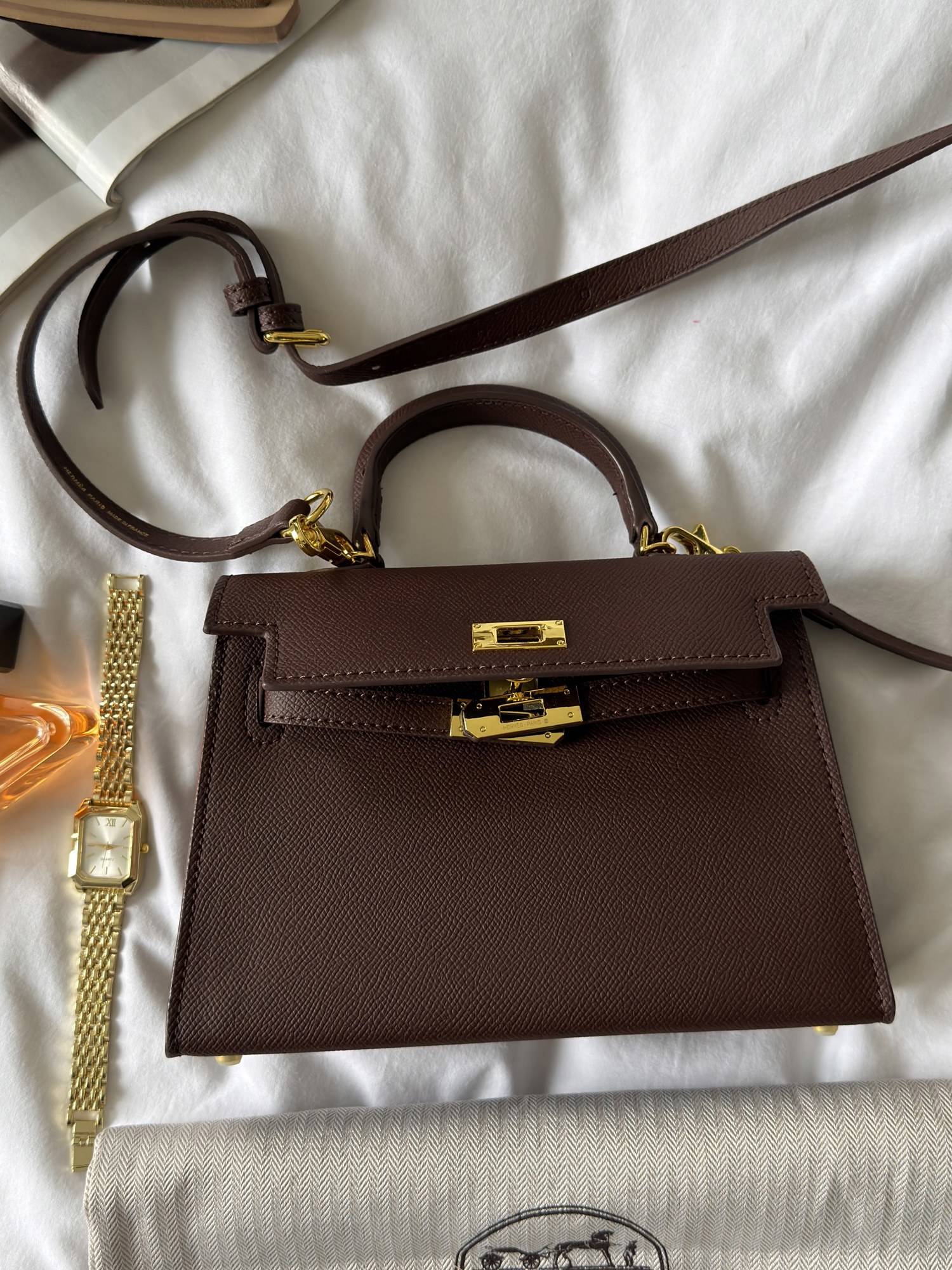 Hermès Kelly 20 Chocolate - 13