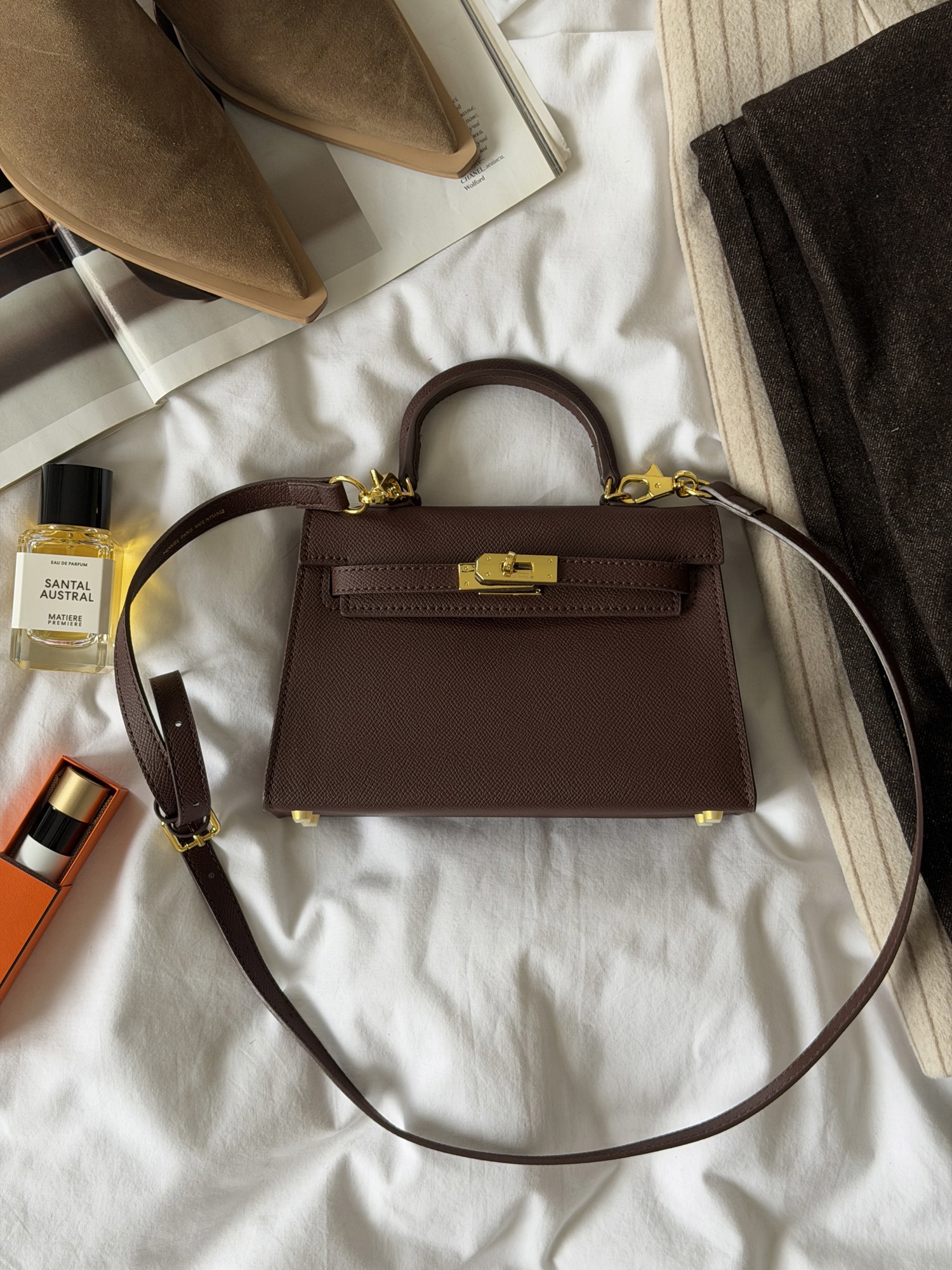 Hermès Kelly 20 Chocolate - 6