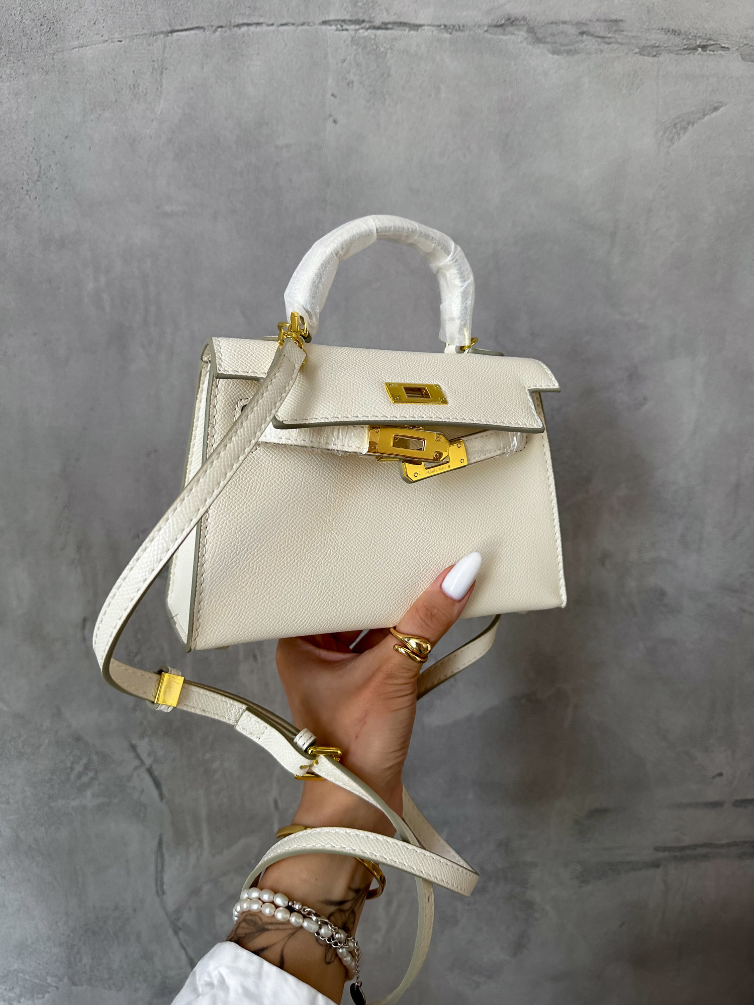 Hermès Kelly 20 Milk/Gold - 15