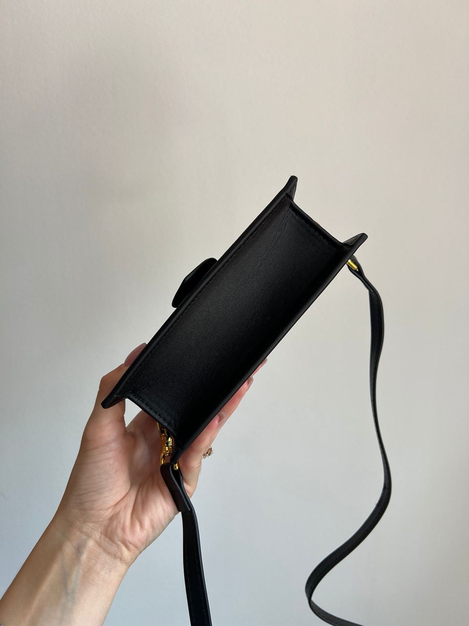 Jacquemus Le Bambino Small Handbag With Adjustable Crossbody Black - 10