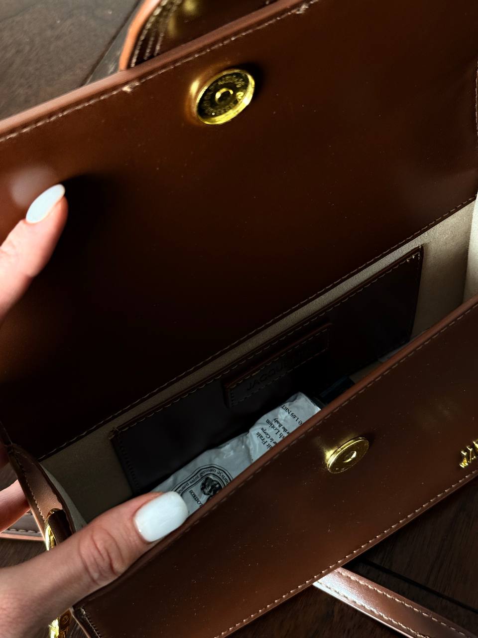 Jacquemus Le Bambino Small Leather Shoulder Bag in Brown - 12