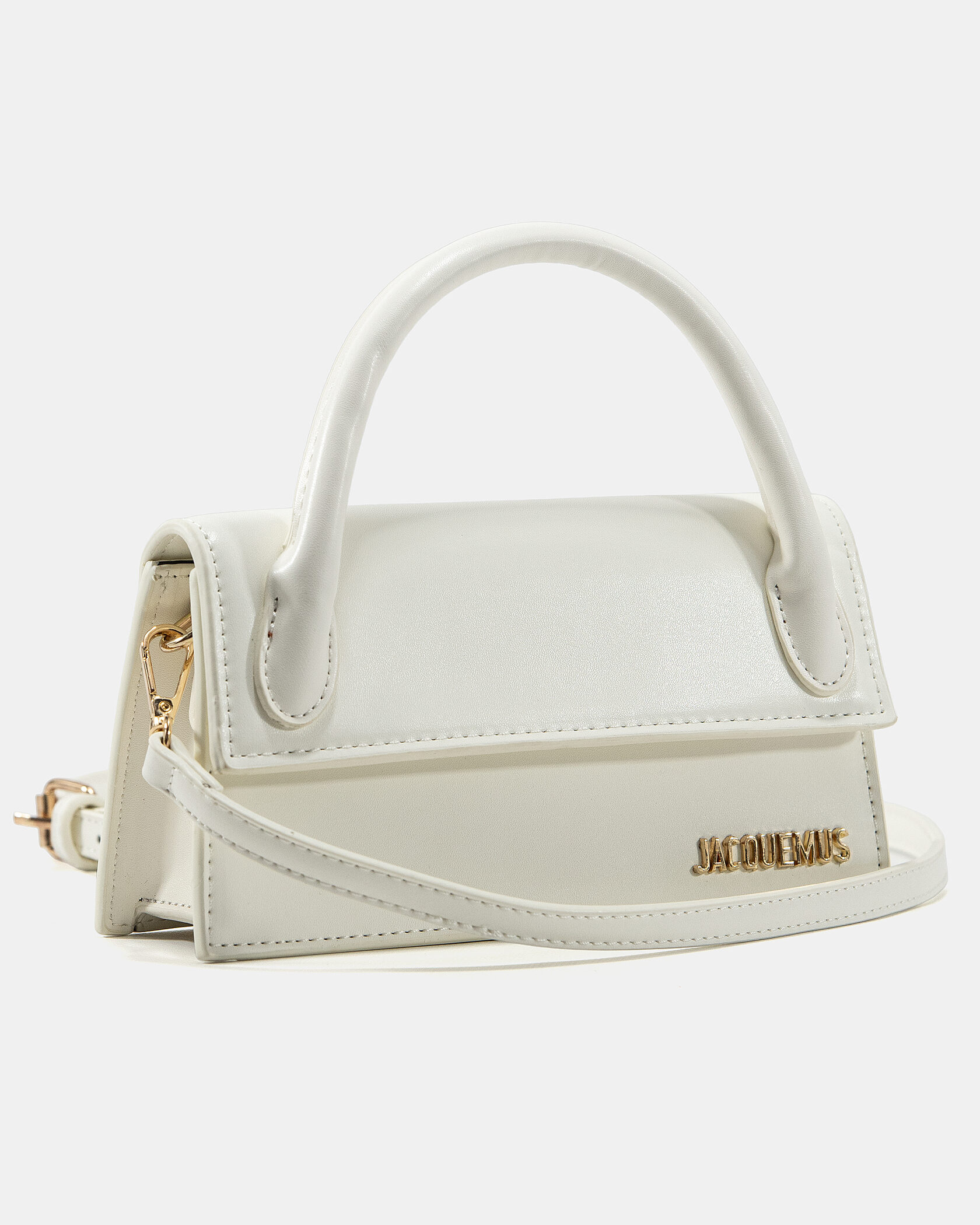 Jacquemus Le Chiquito Long White Leather Top - 5