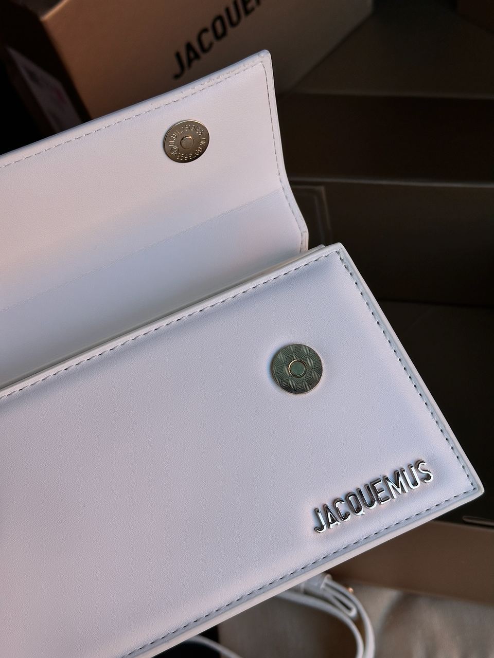 Jacquemus Le Chiquito Long White Leather Top - 12