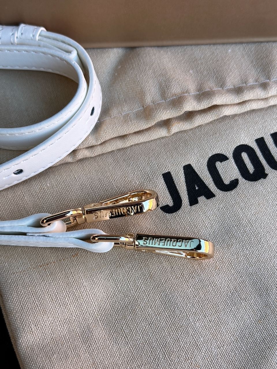 Jacquemus Le Chiquito Long White Leather Top - 15