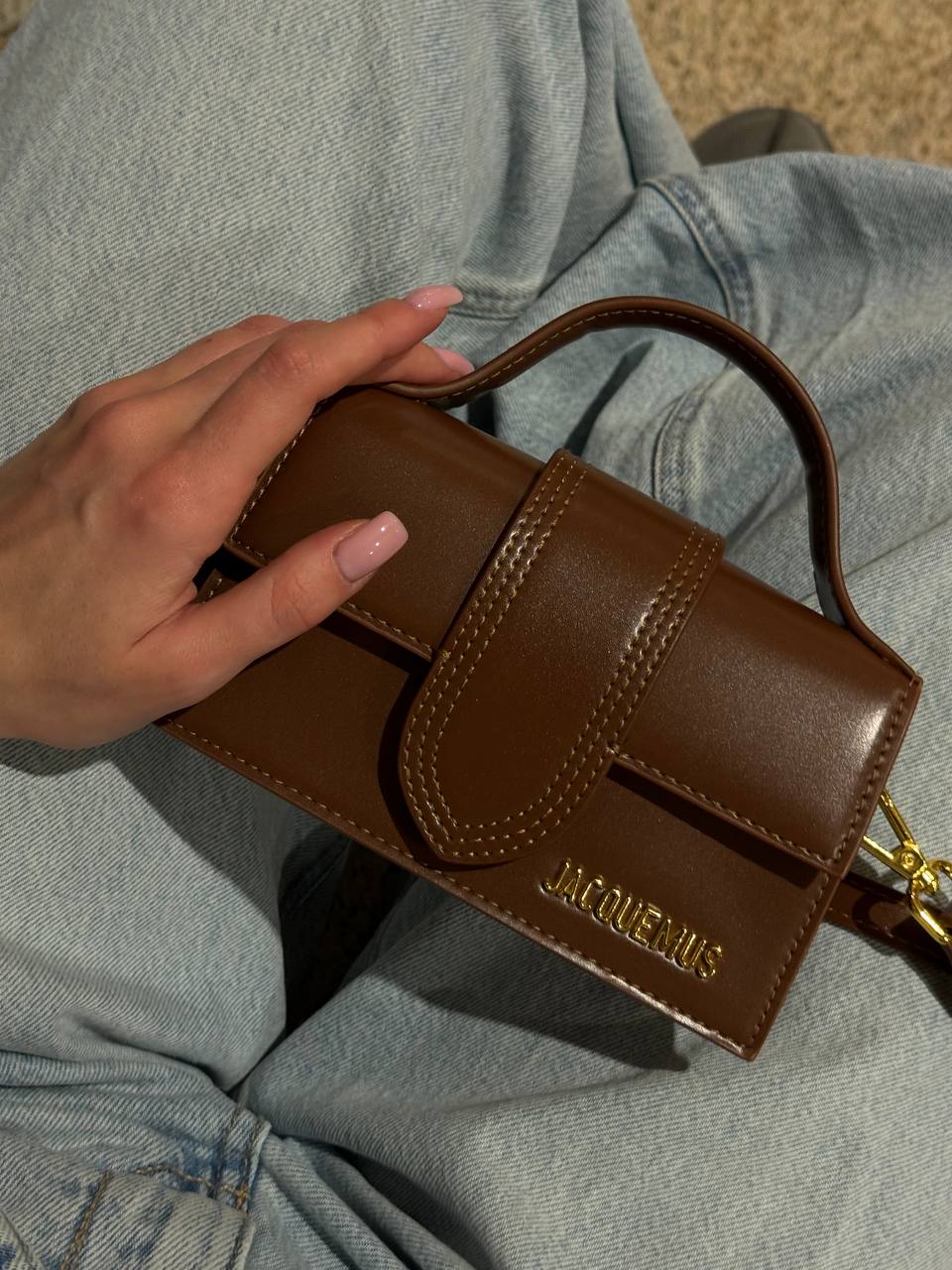 Jacquemus Le Chiquito Micro Leather Bag in Brown - 3