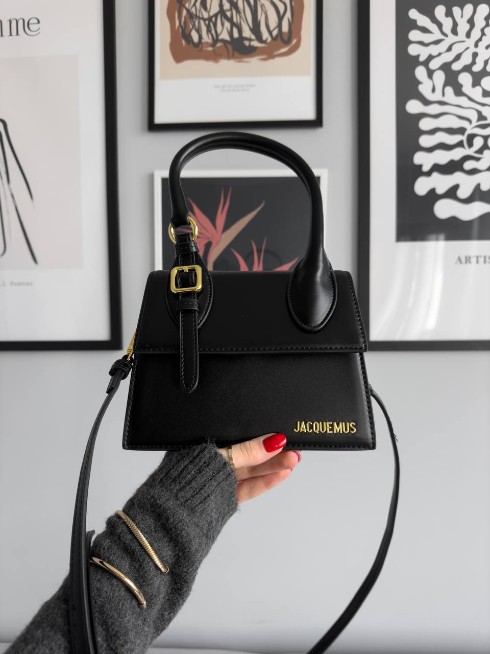 Jacquemus Le Chiquito Moyen Boucle Black - 6